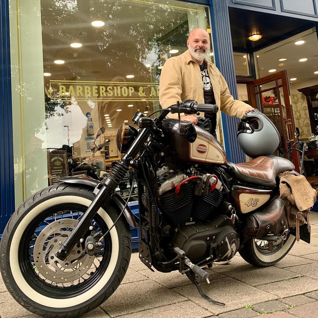 Carl's 1950's Inspired Custom Harley Davidson 48 - Swagger & Jacks Ltd