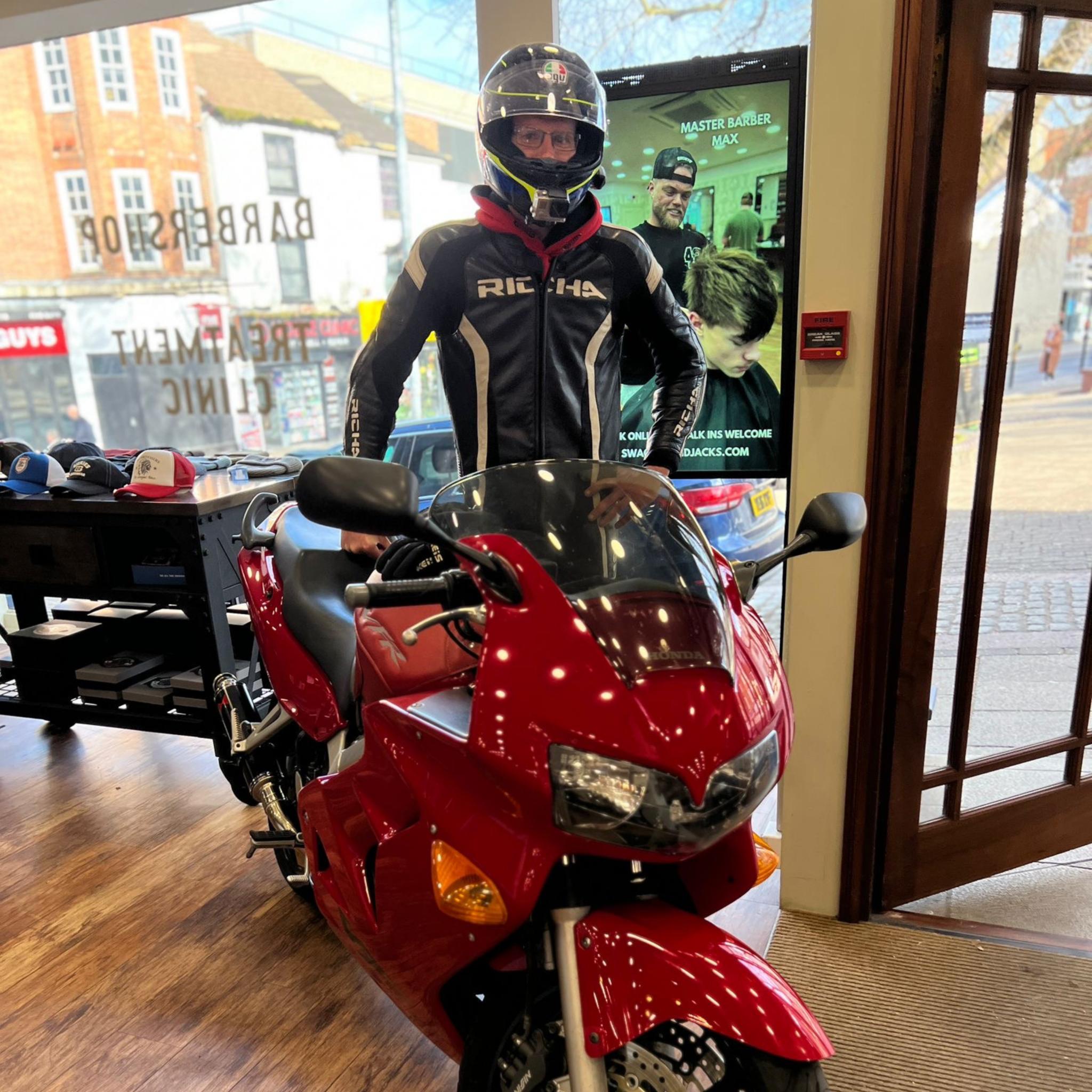 George & His Honda VFR - Swagger & Jacks Ltd