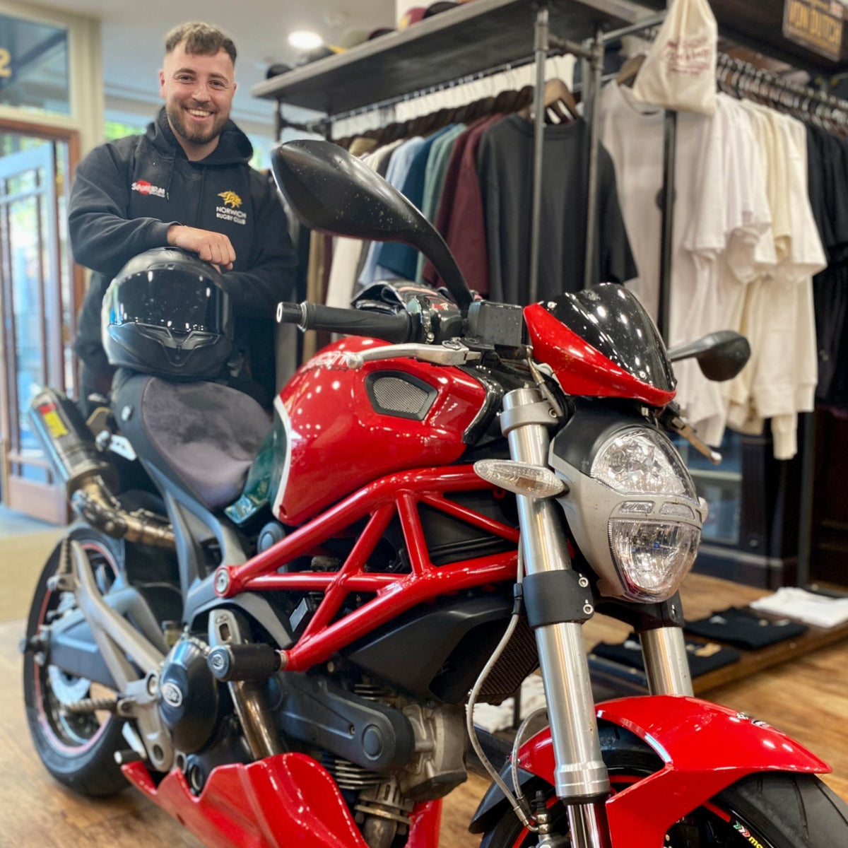 James's Ducati Monster - Swagger & Jacks Ltd