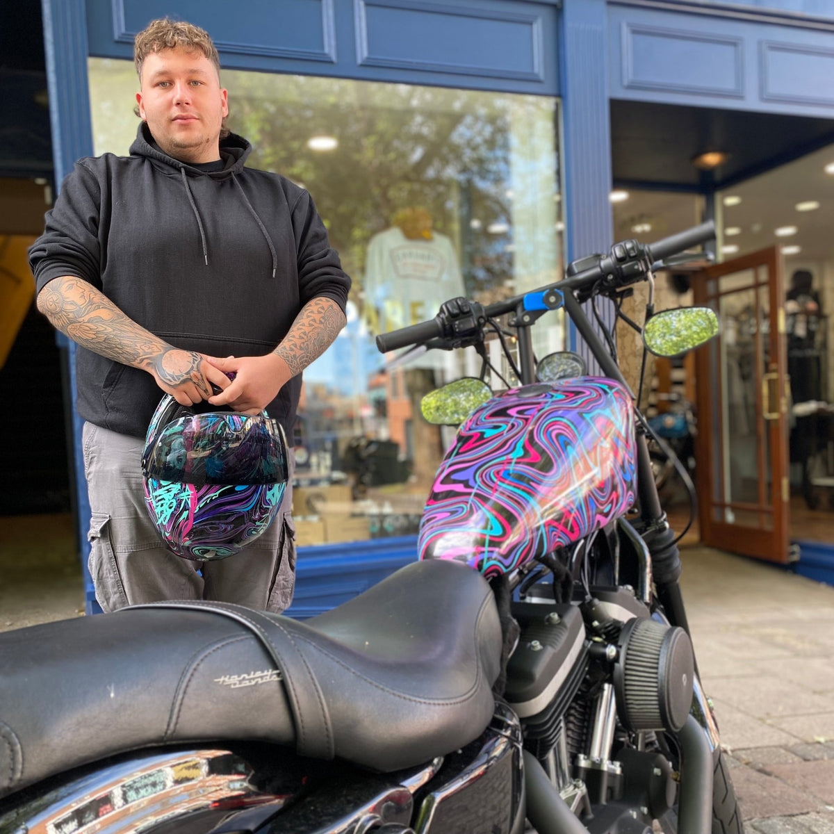Tylan's Harley-Davidson Sportster Custom - Swagger & Jacks Ltd