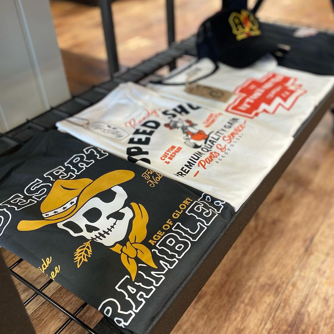 Age of Glory Speed Shop Tee - Swagger & Jacks Ltd