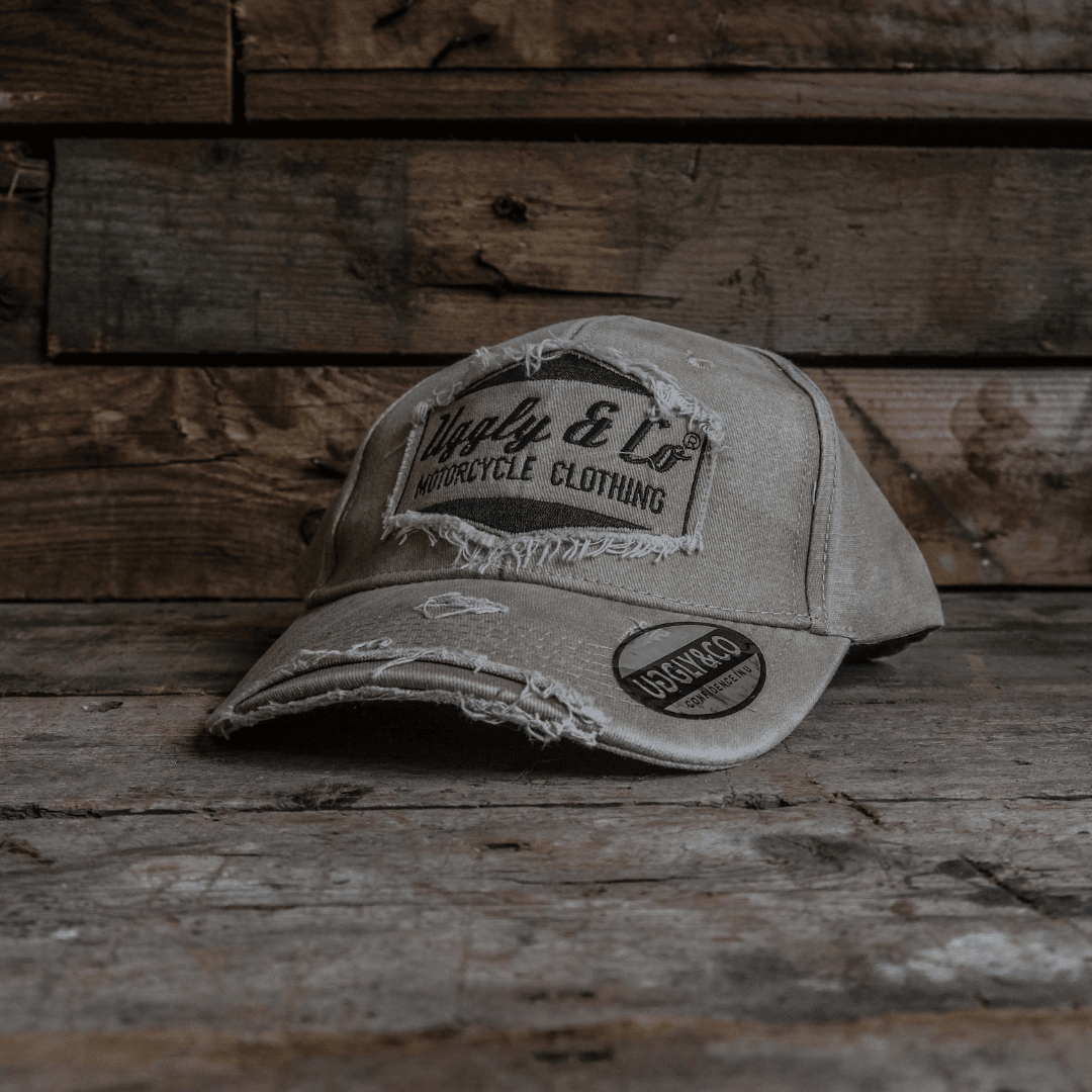 Beige Diamond Vintage Baseball Cap - Swagger & Jacks Ltd