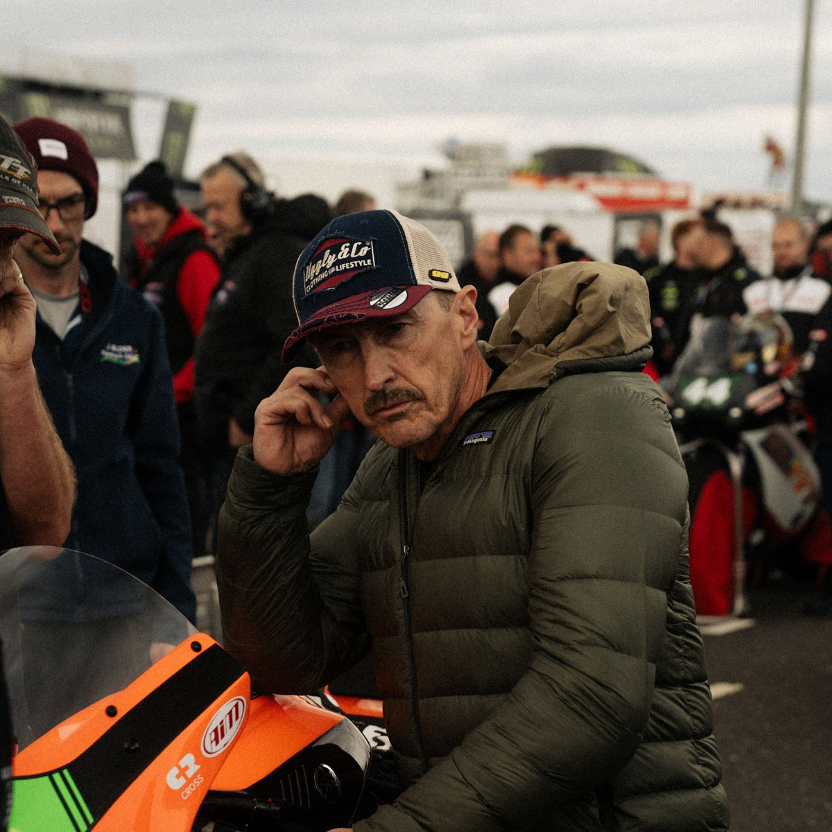 Diamond Trucker Hat x Jeremy McWilliams #99 - Swagger & Jacks Ltd