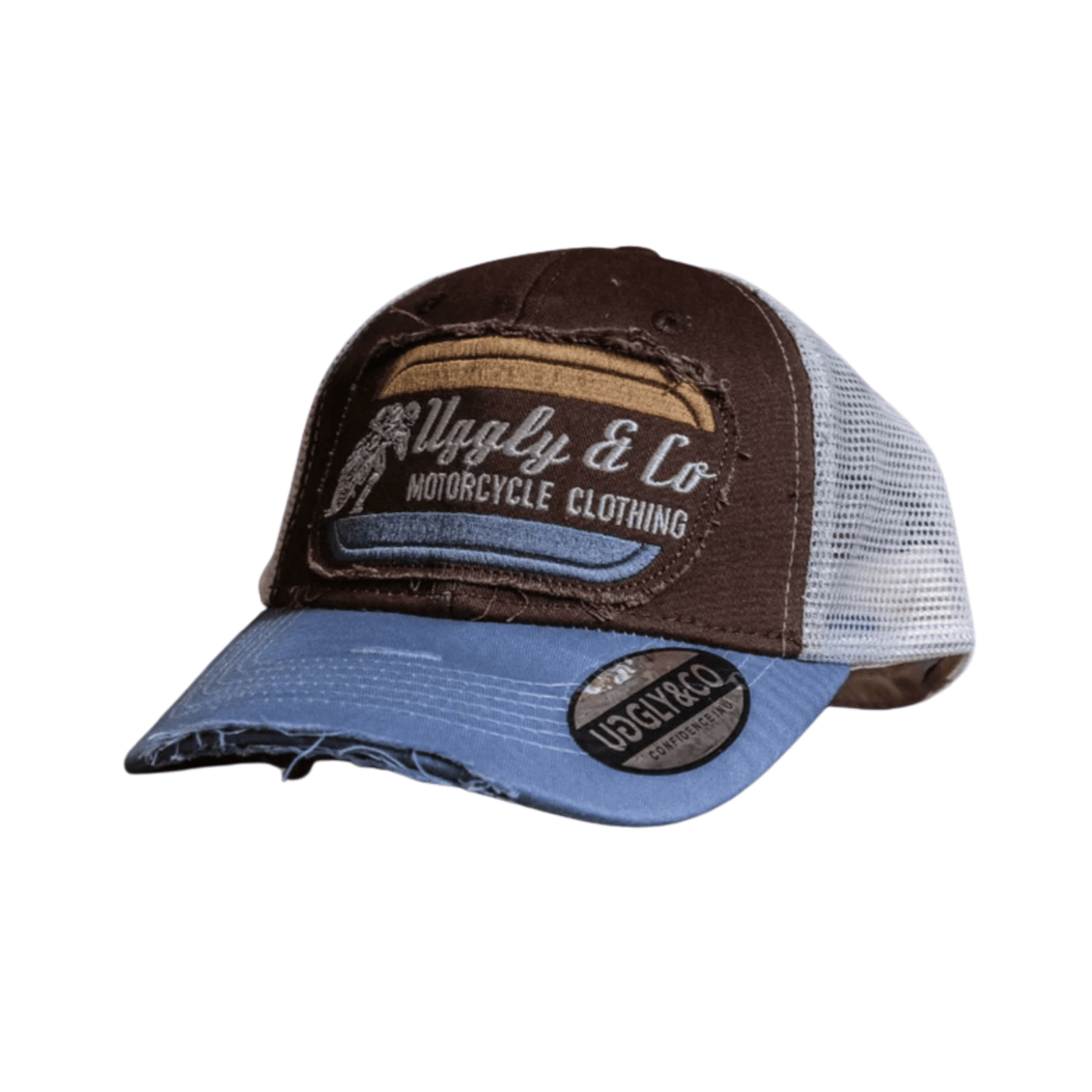 Dusty Blue Flat Track Trucker Hat - Swagger & Jacks Ltd