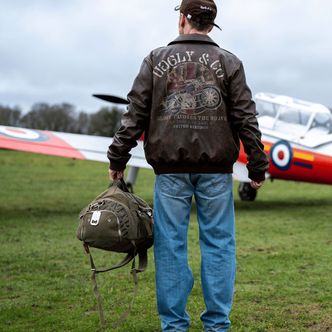 Green 'Aviation' Duffle Bag - Swagger & Jacks Ltd
