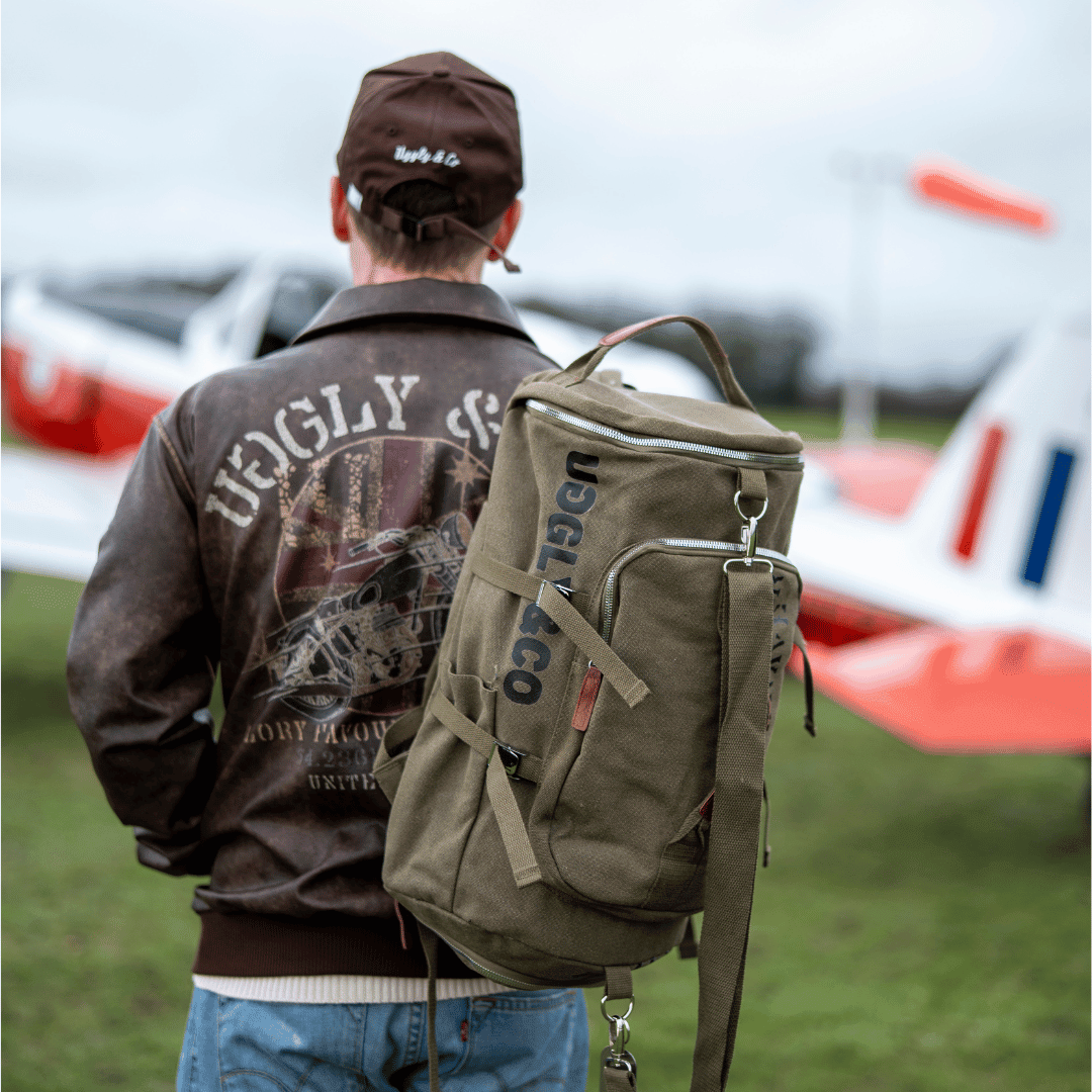 Green 'Aviation' Duffle Bag - Swagger & Jacks Ltd