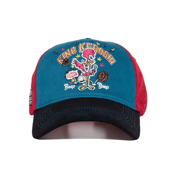 King Kerosin Roadrunner Crash Cap Black/Turquoise - Swagger & Jacks Ltd