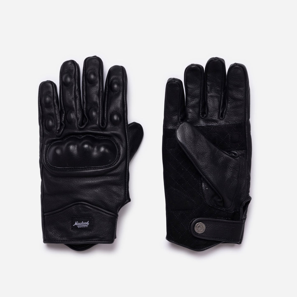 MacLeod Motor Rebel Black Motorcycle Gloves - Swagger & Jacks Ltd