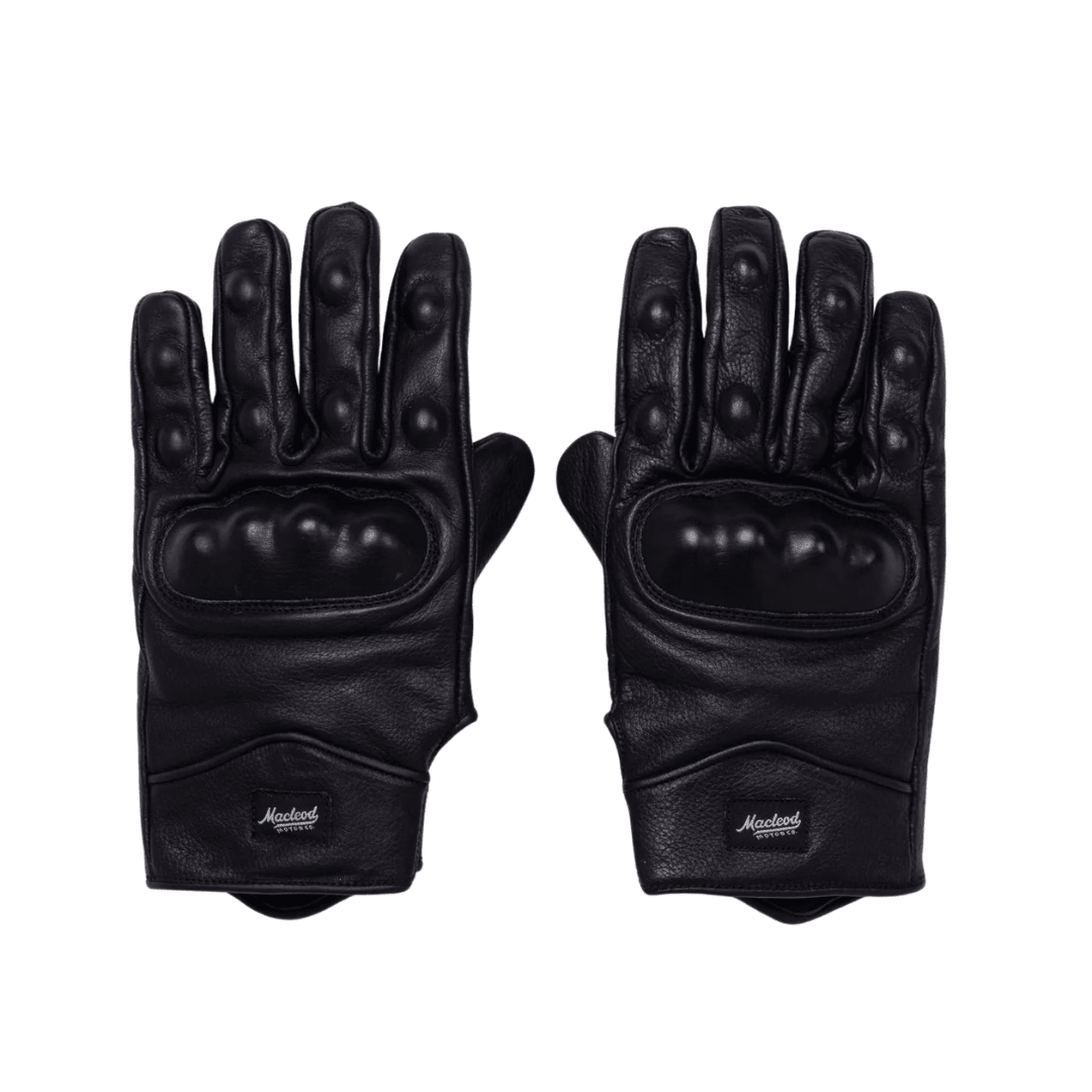 MacLeod Motor Rebel Black Motorcycle Gloves - Swagger & Jacks Ltd