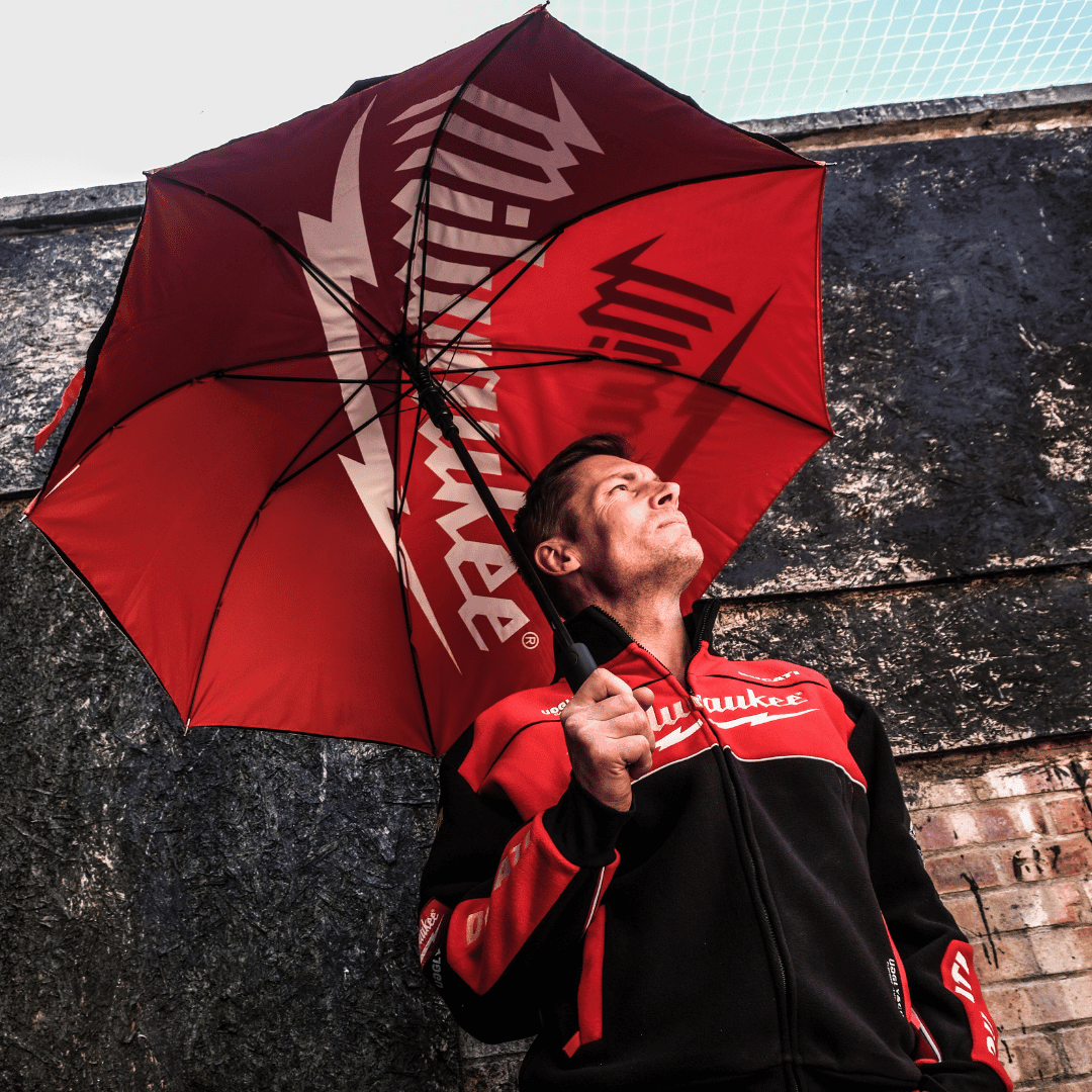 Milwaukee Tools x Ducati Umbrella - Swagger & Jacks Ltd