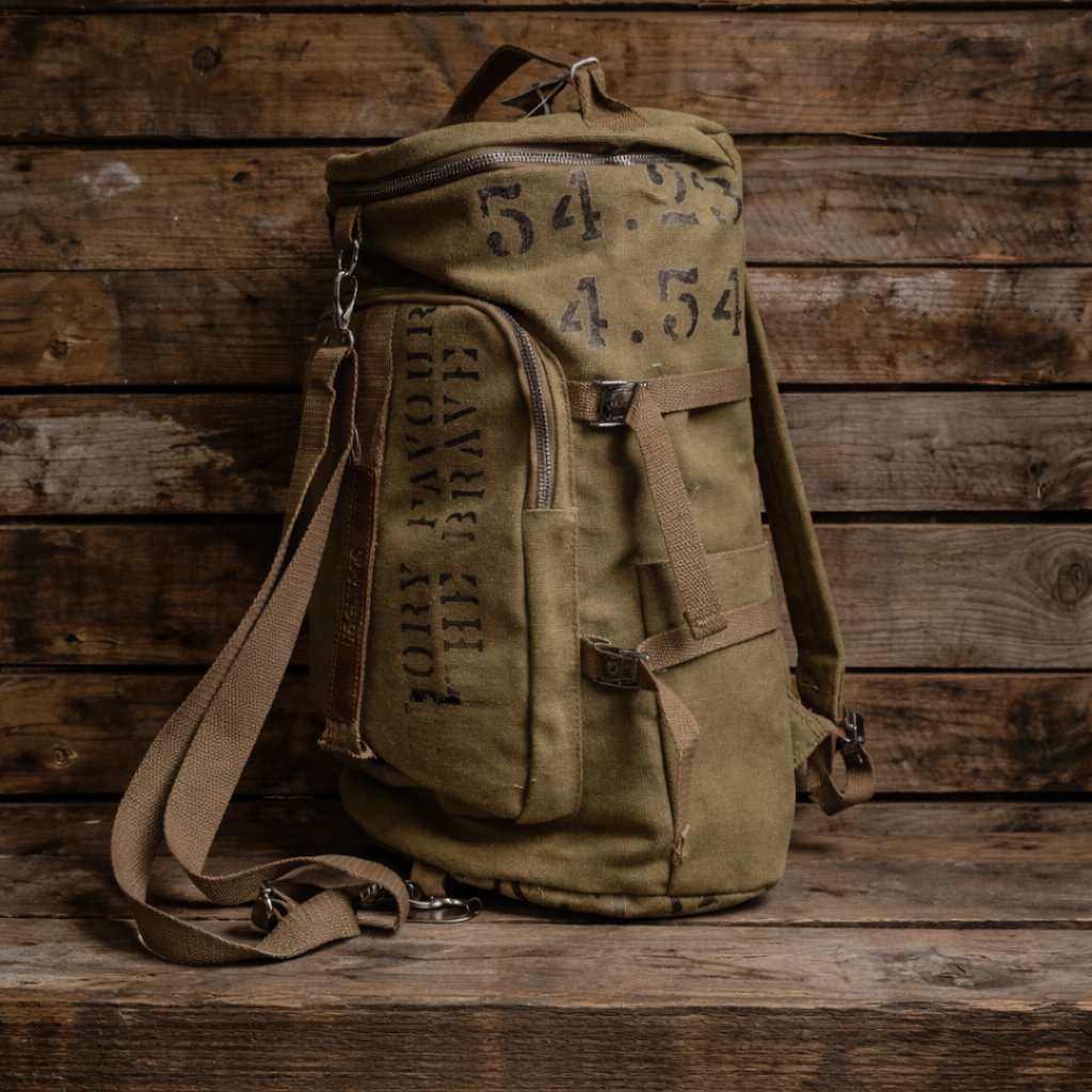Uggly & Co Beige 'Aviation' Duffle Bag