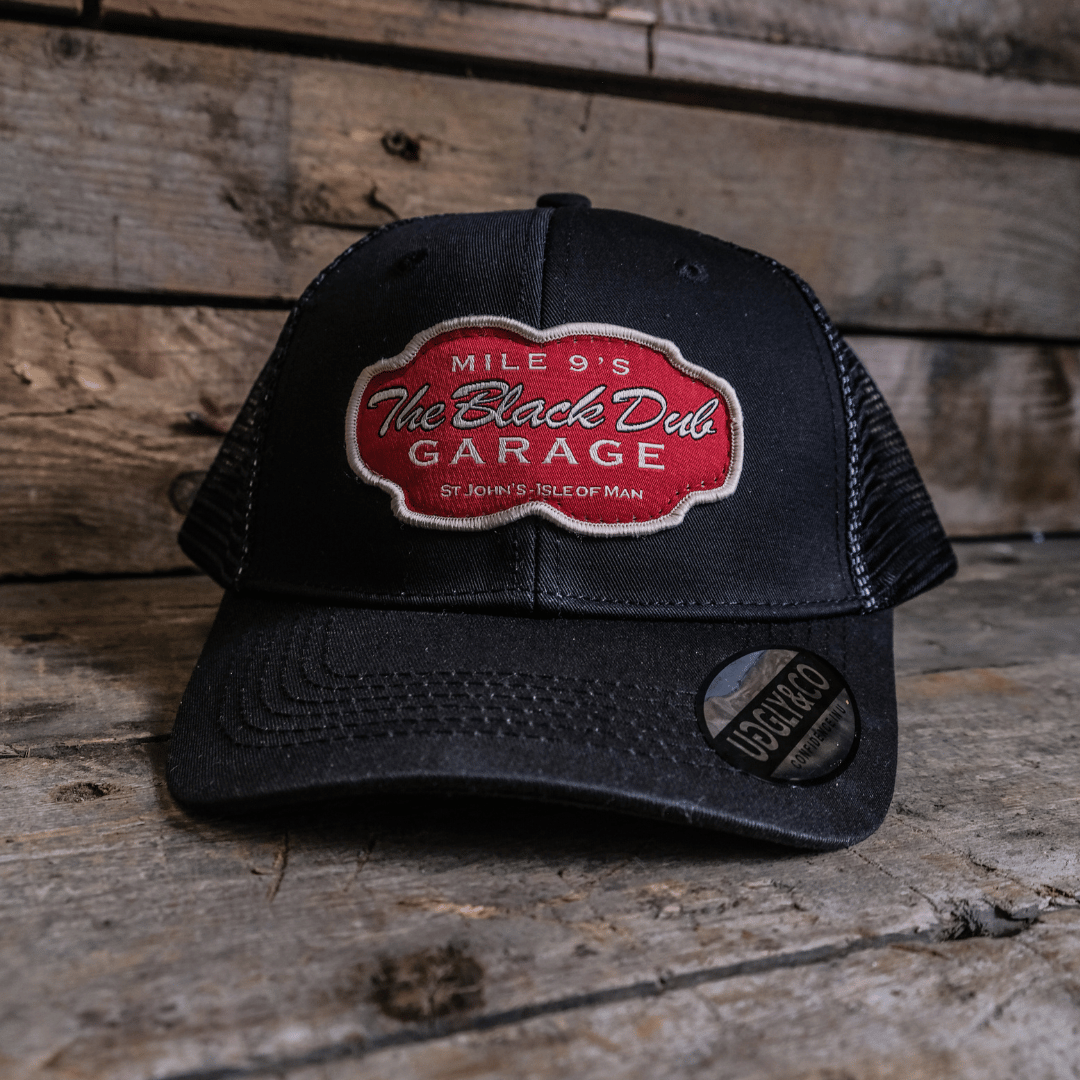 Uggly & Co Black Dub Garage Trucker Hat