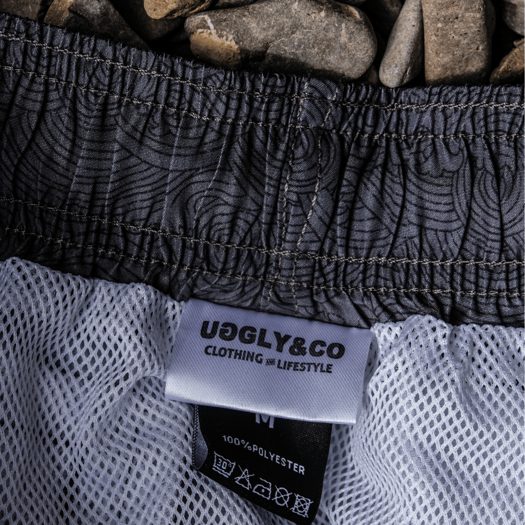 Uggly & Co Black Diamond Swim Shorts