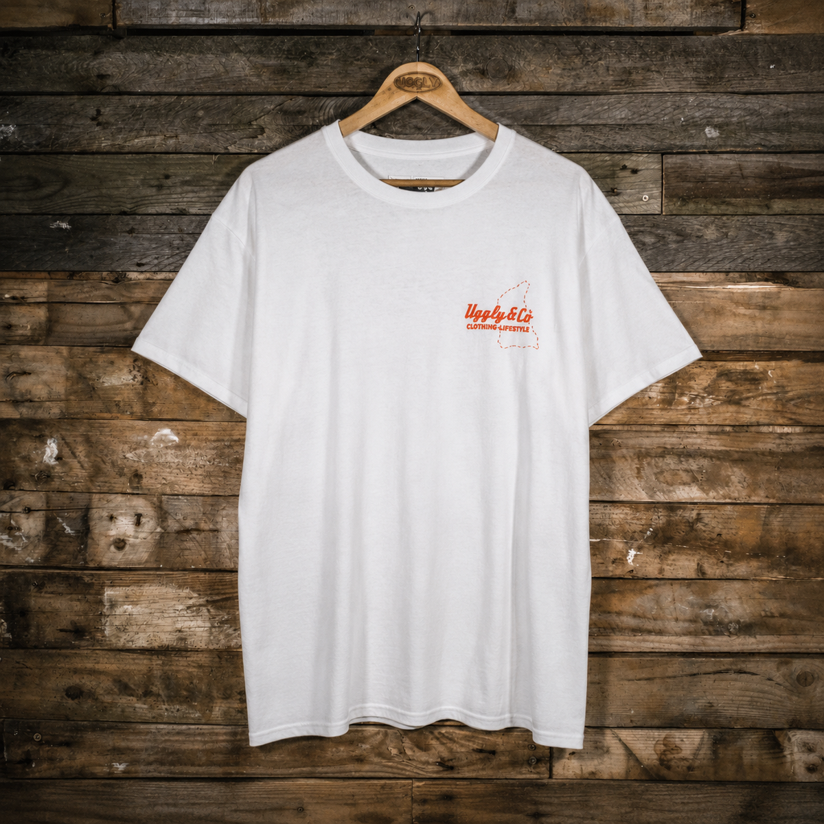 Uggly & Co Steve Day ‘The Map’ x Diamond White T-Shirt