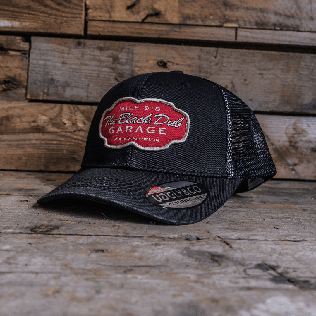 Uggly & Co Black Dub Garage Trucker Hat - Swagger & Jacks Ltd
