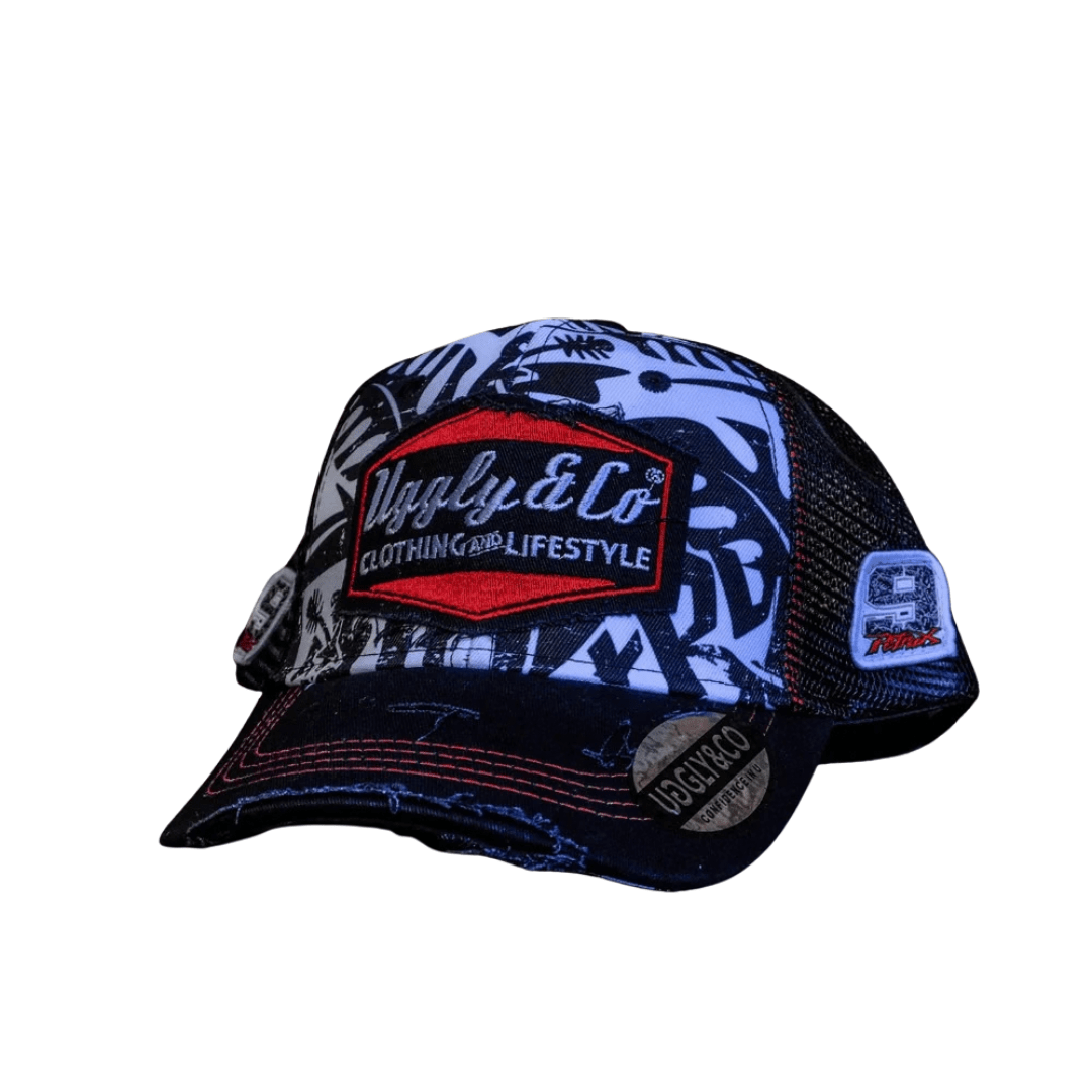 Uggly & Co Danilo Petrucci WSBK x Uggly&Co Diamond Trucker Cap - Swagger & Jacks Ltd