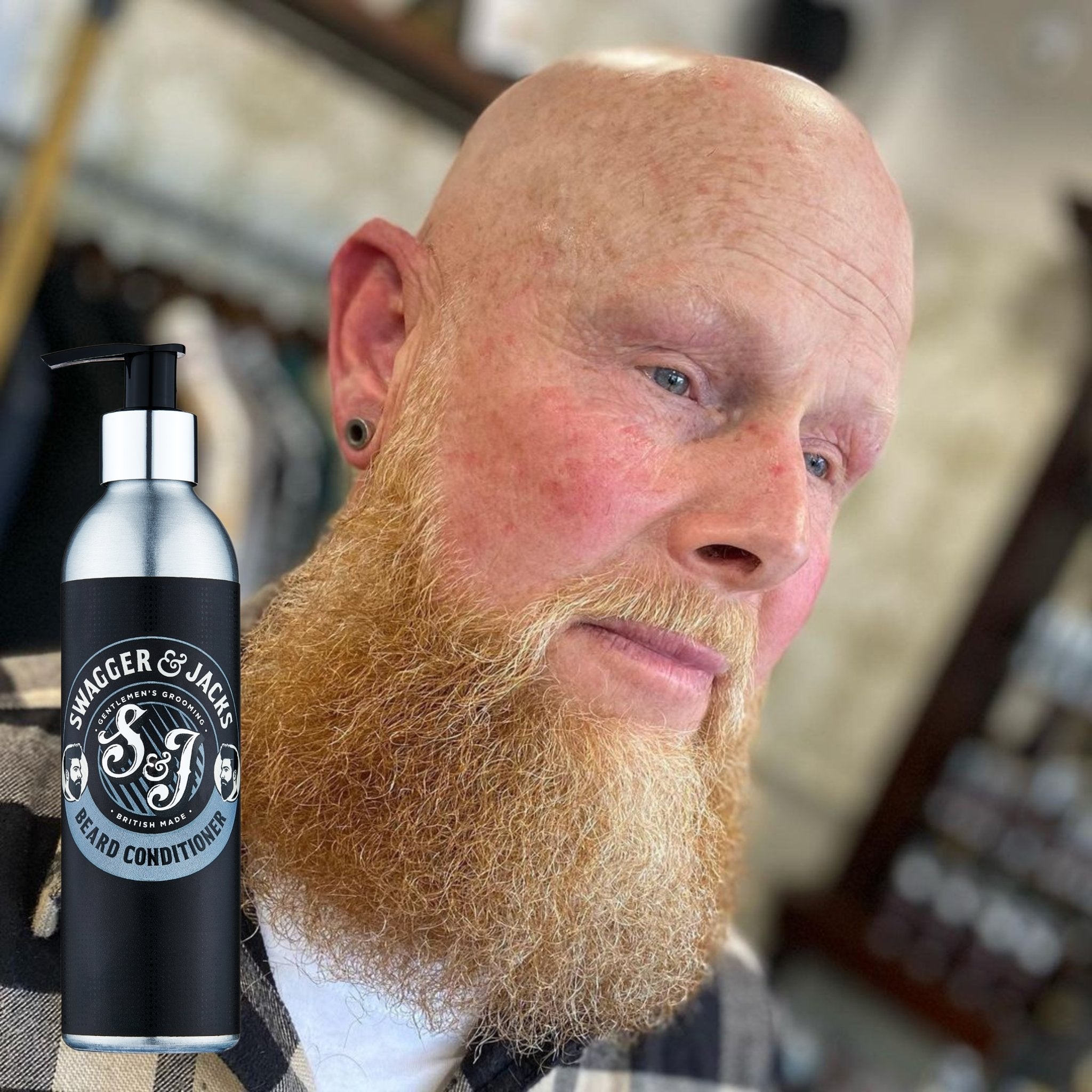 Swagger & Jacks Beard Conditioner – vegan Argan Oil conditioner for soft, hydrated, manageable beards