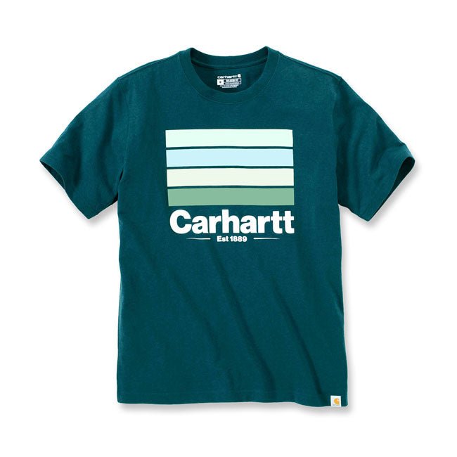 Carhartt Line Graphic T-Shirt Night Blue Heather - Swagger & Jacks Ltd
