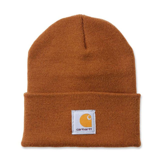 Carhartt Rib Knit Beanie Watch, Carhartt Brown - Swagger & Jacks Ltd