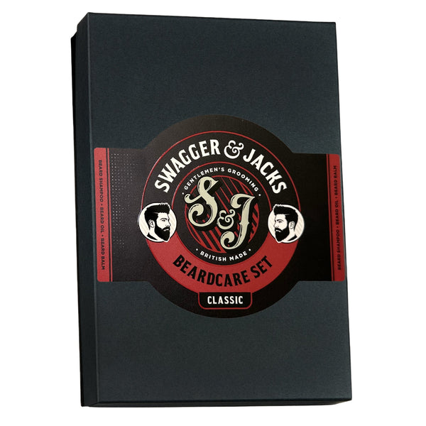 Classic Beard Care Gift Box Set - Swagger & Jacks Gentlemen's Grooming Ltd
