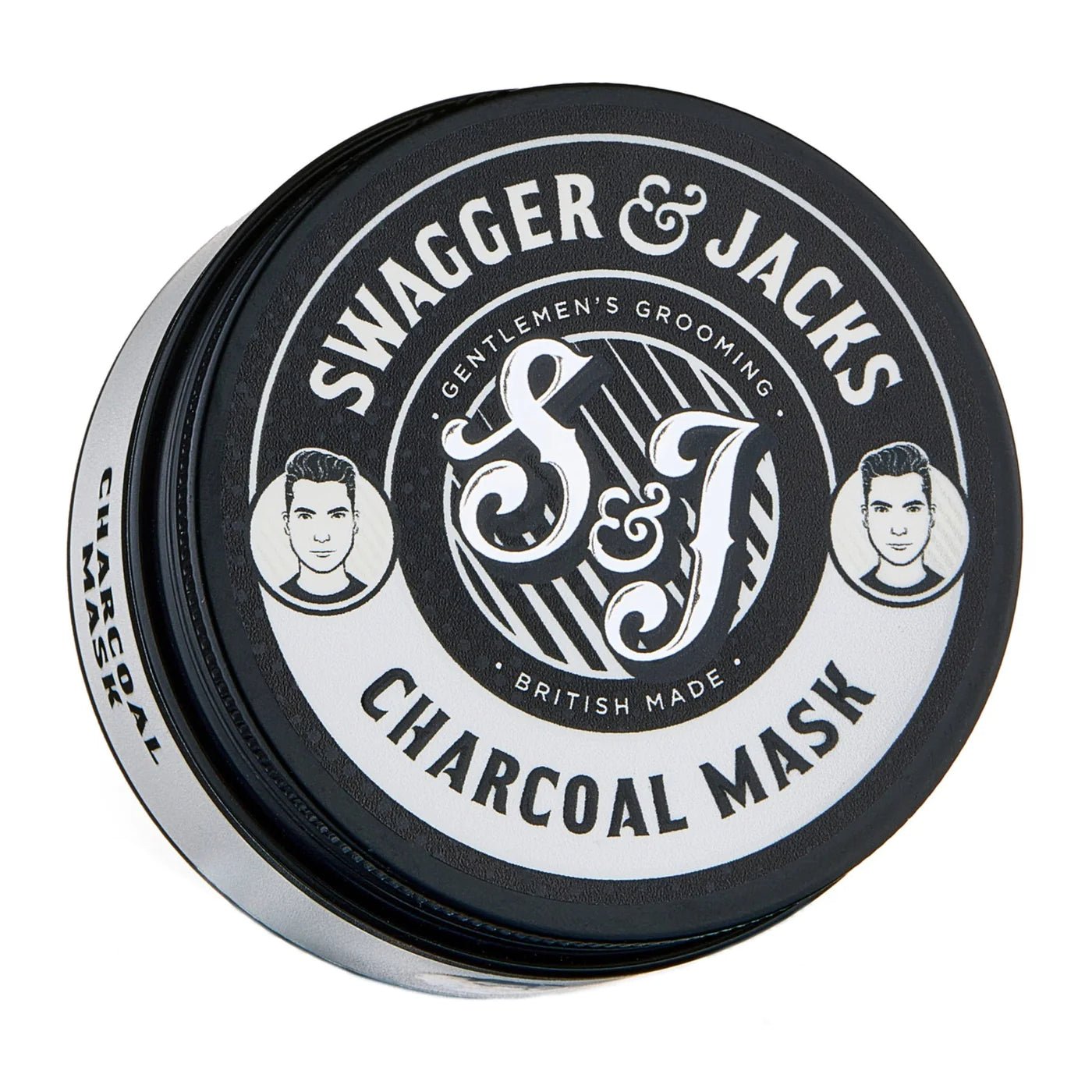 Mens Charcoal Mask + Mens Facial Cream - Swagger & Jacks Ltd