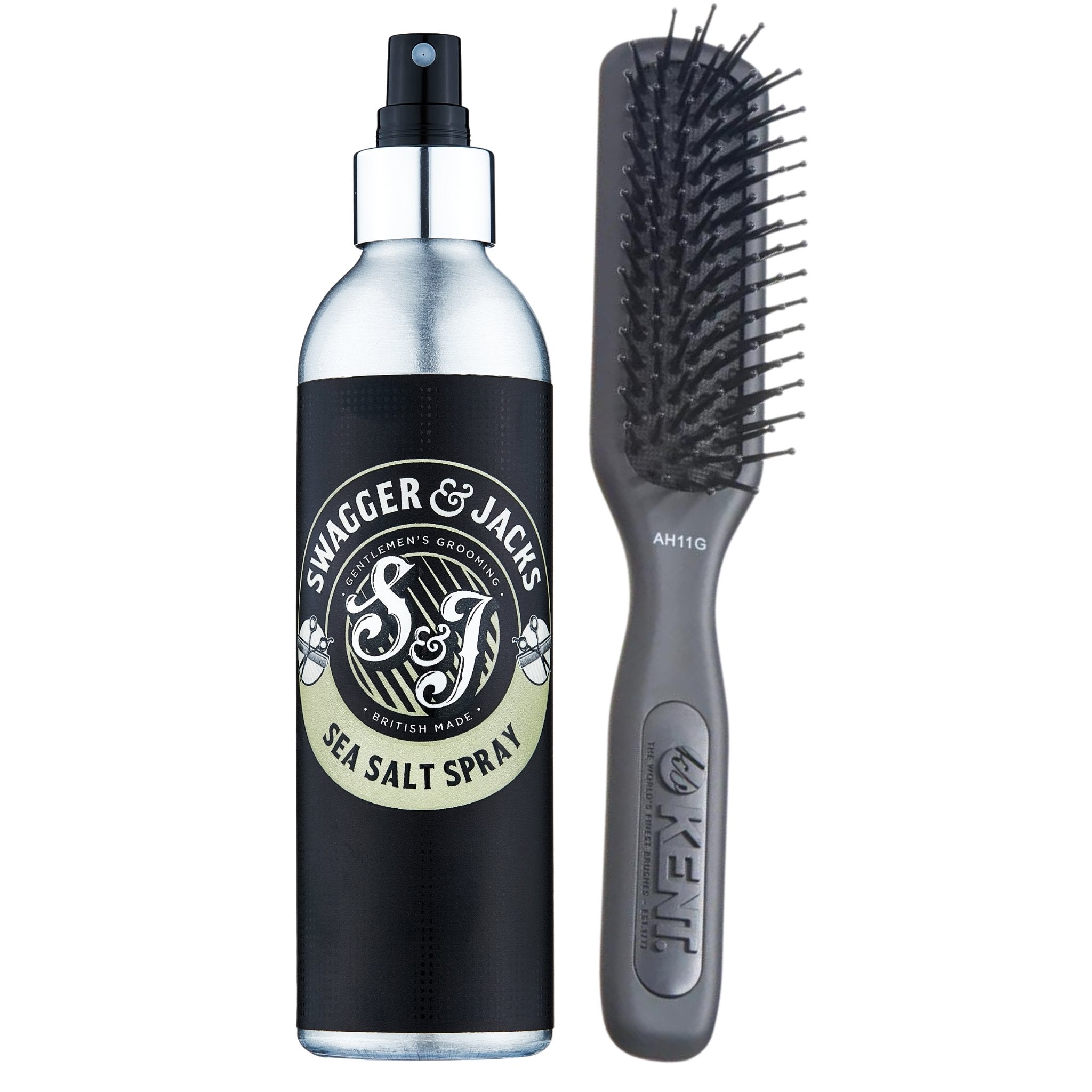 Sea Salt Spray + Kent Styling Brush - Swagger & Jacks Gentlemen's Grooming Ltd