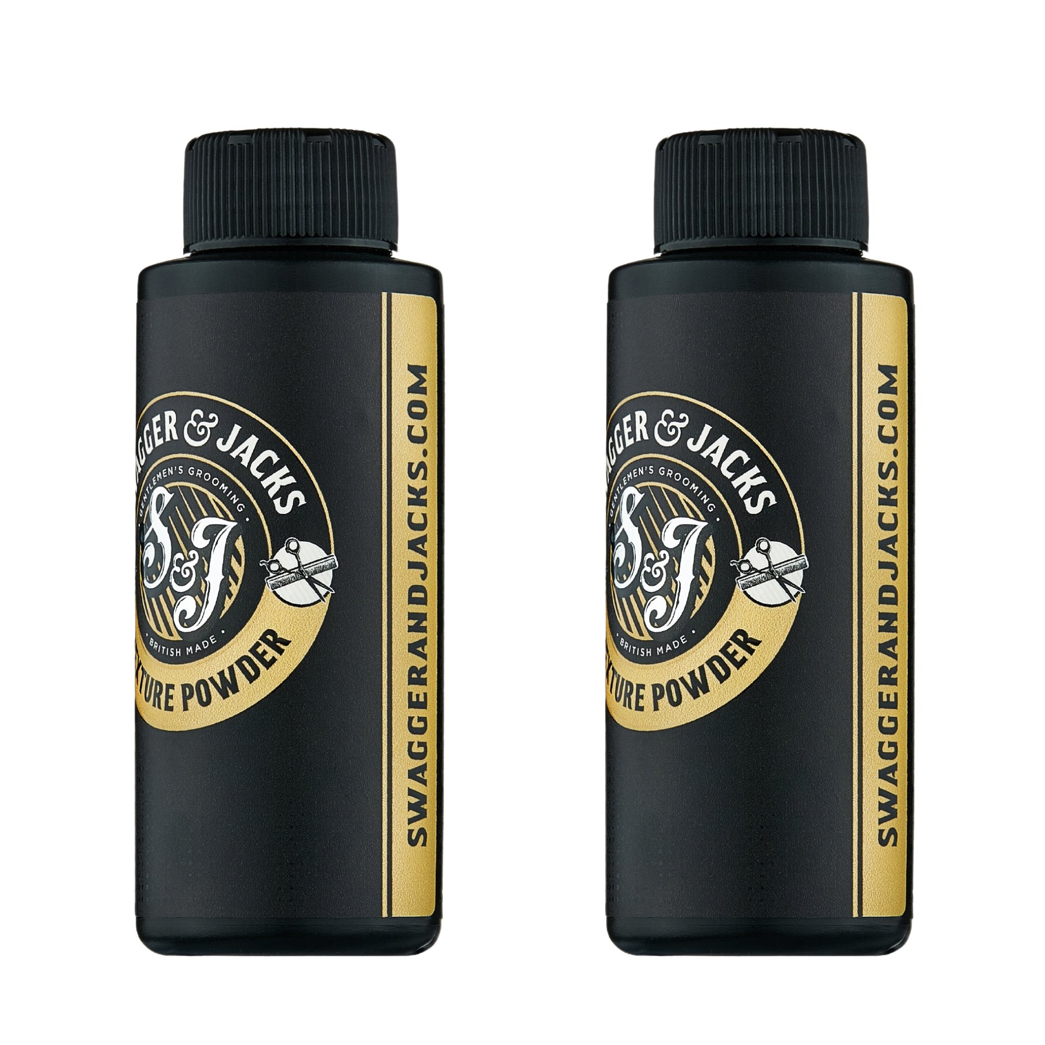 Swagger & Jacks Texture Powder Duo 2-pack – vegan volumising styling powder for men