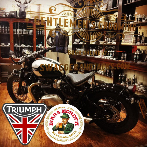 Beards, Bikes, & Beers Event with Triumph & Birra Moretti - Swagger & Jacks Ltd