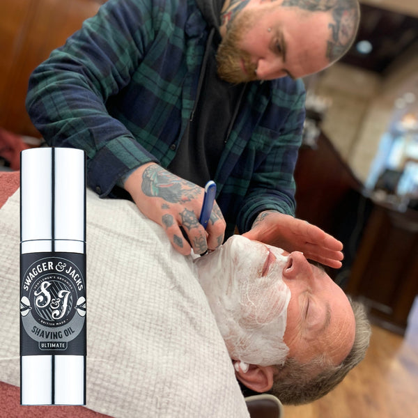 HOW TO USE SHAVE OIL WITH YOUR SHAVING CREAM FOR A SMOOTHER SHAVE - Swagger & Jacks Ltd