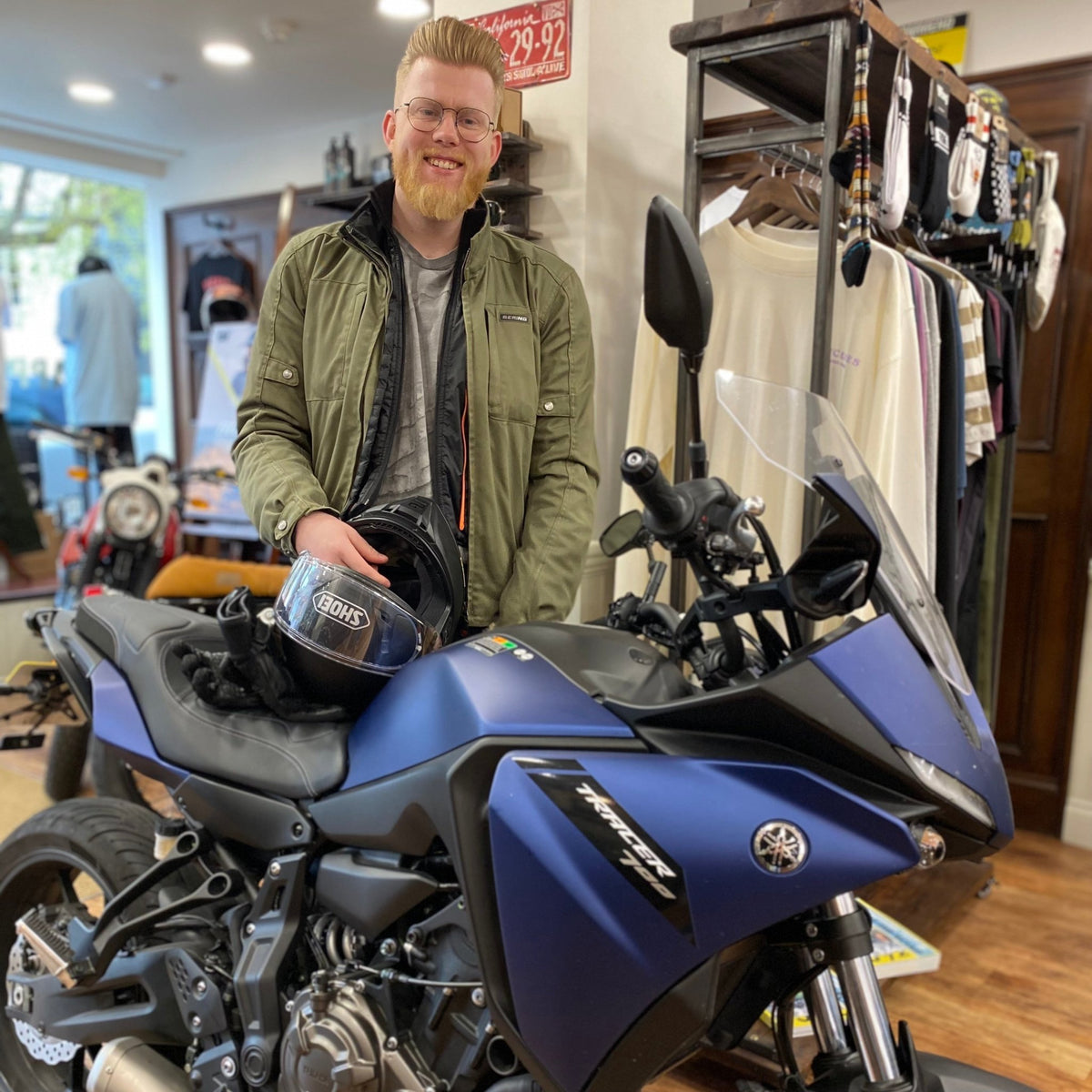 Harvey's Dad's Yamaha Tracer 700 - Swagger & Jacks Ltd