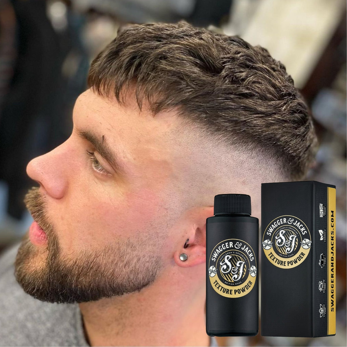 HOW TO USE HAIR STYLING POWDER FOR MEN - Swagger & Jacks Ltd