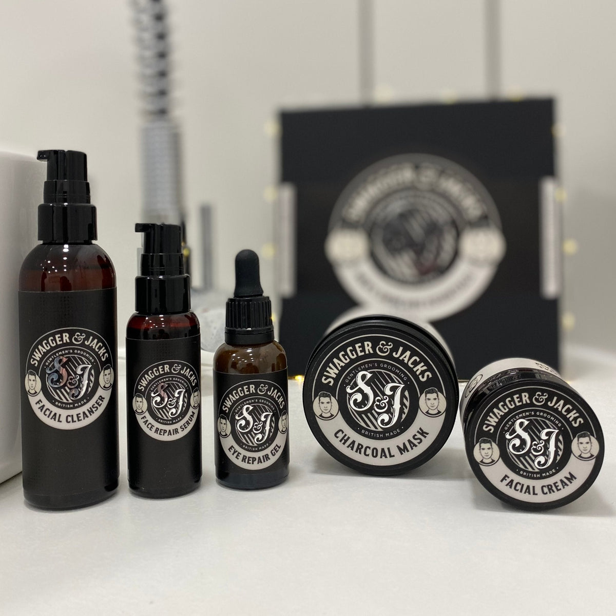 Mens Skincare Essentials Gift Box - Swagger & Jacks Ltd