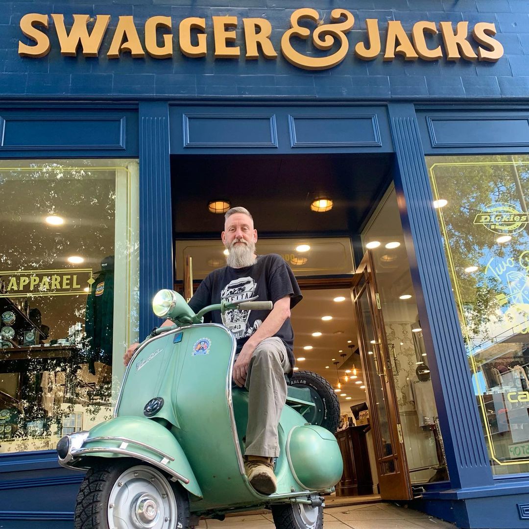 Nick's Electric Converted Vintage Vespa - Swagger & Jacks Ltd
