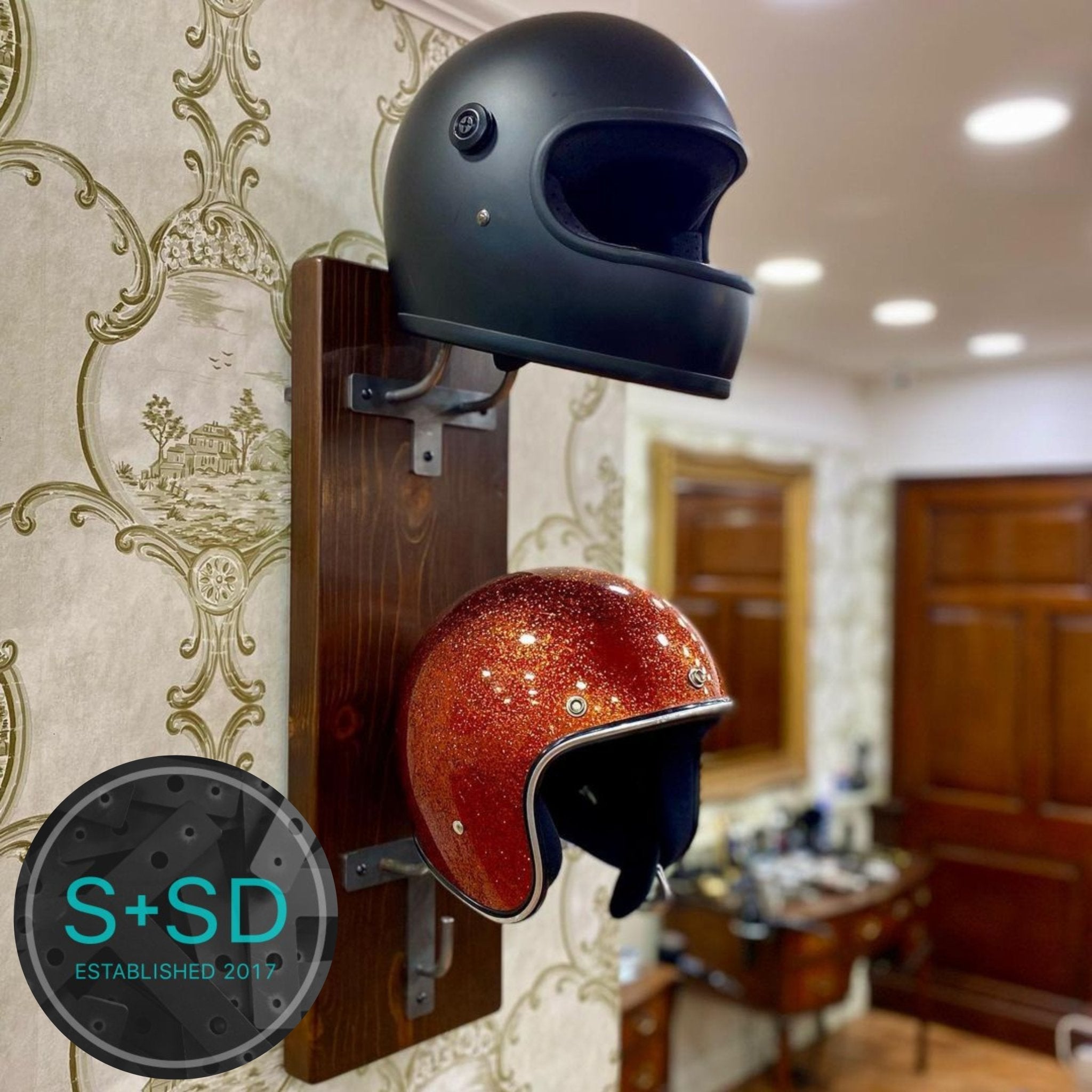 Smoke & Sawdust Helmet Racks – Swagger & Jacks Ltd