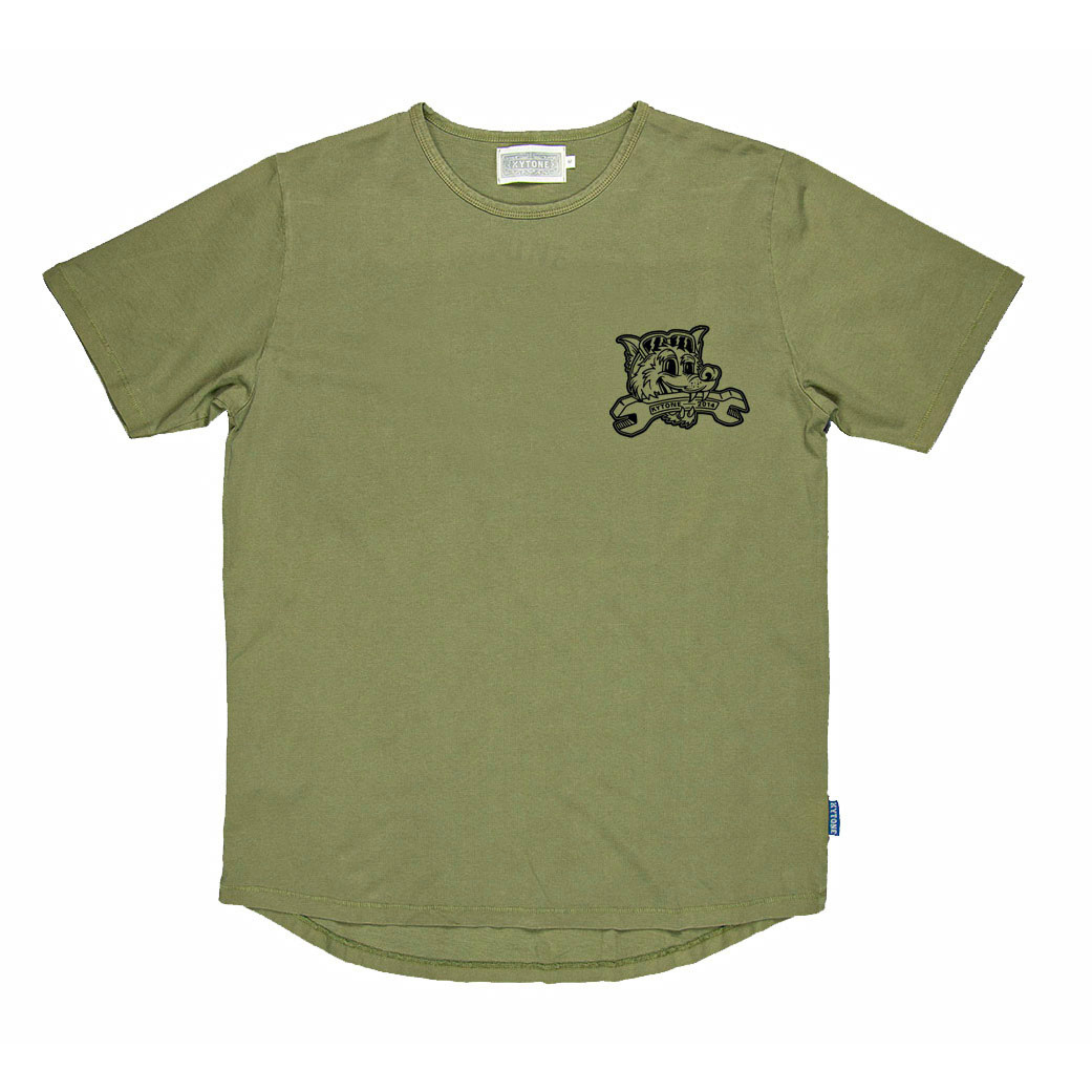 Kytone Highway Hound Army Green Tee