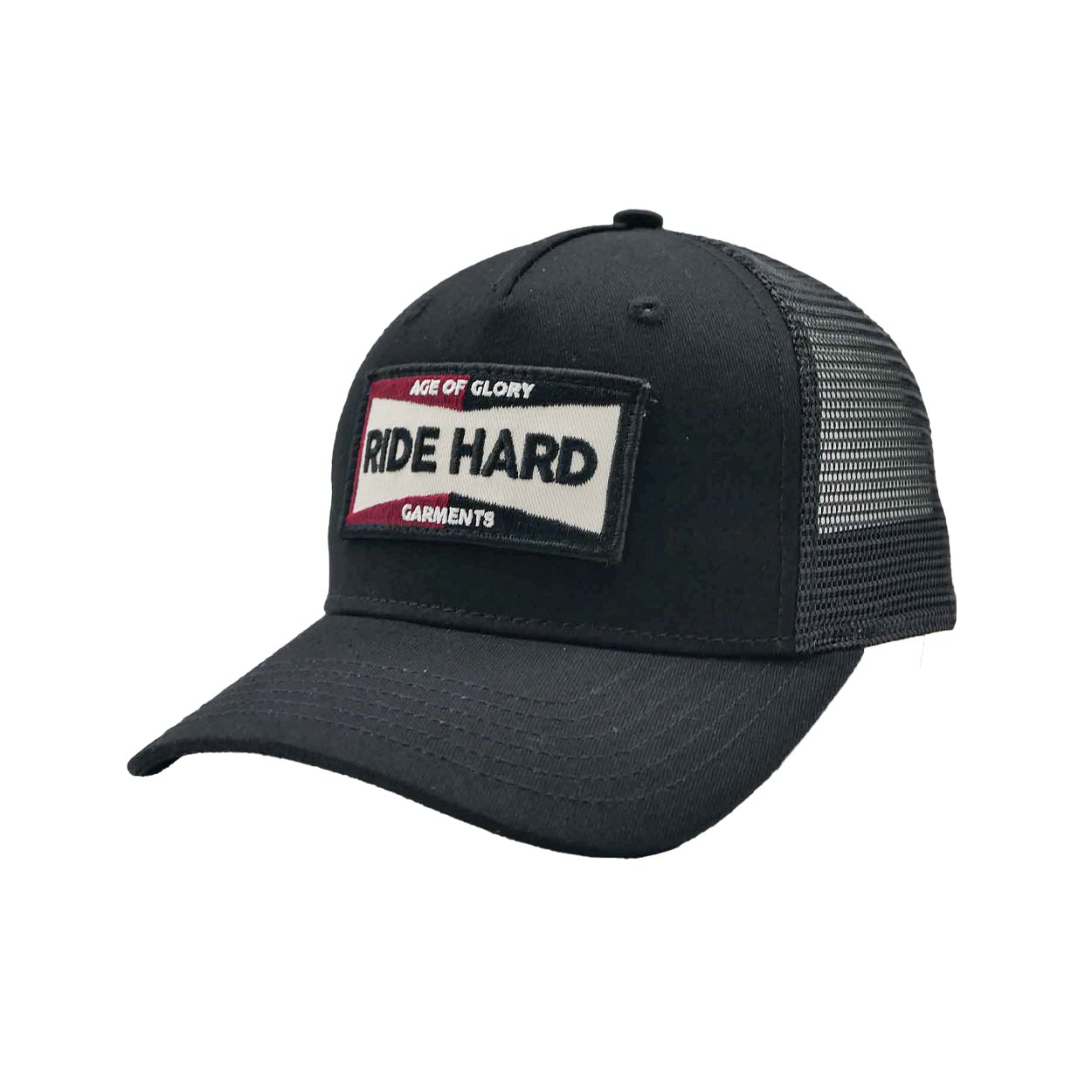 Age of Glory Ride Hard Trucker Cap Black