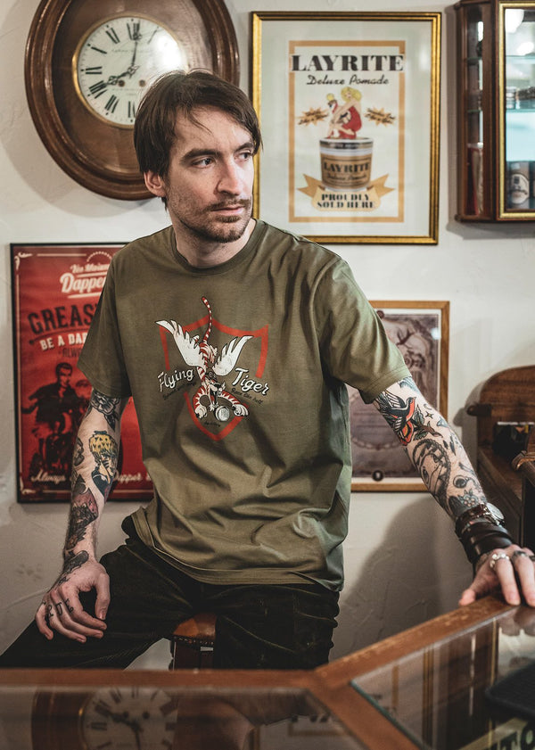 Age of Glory Flying Tiger Tee - Swagger & Jacks Ltd
