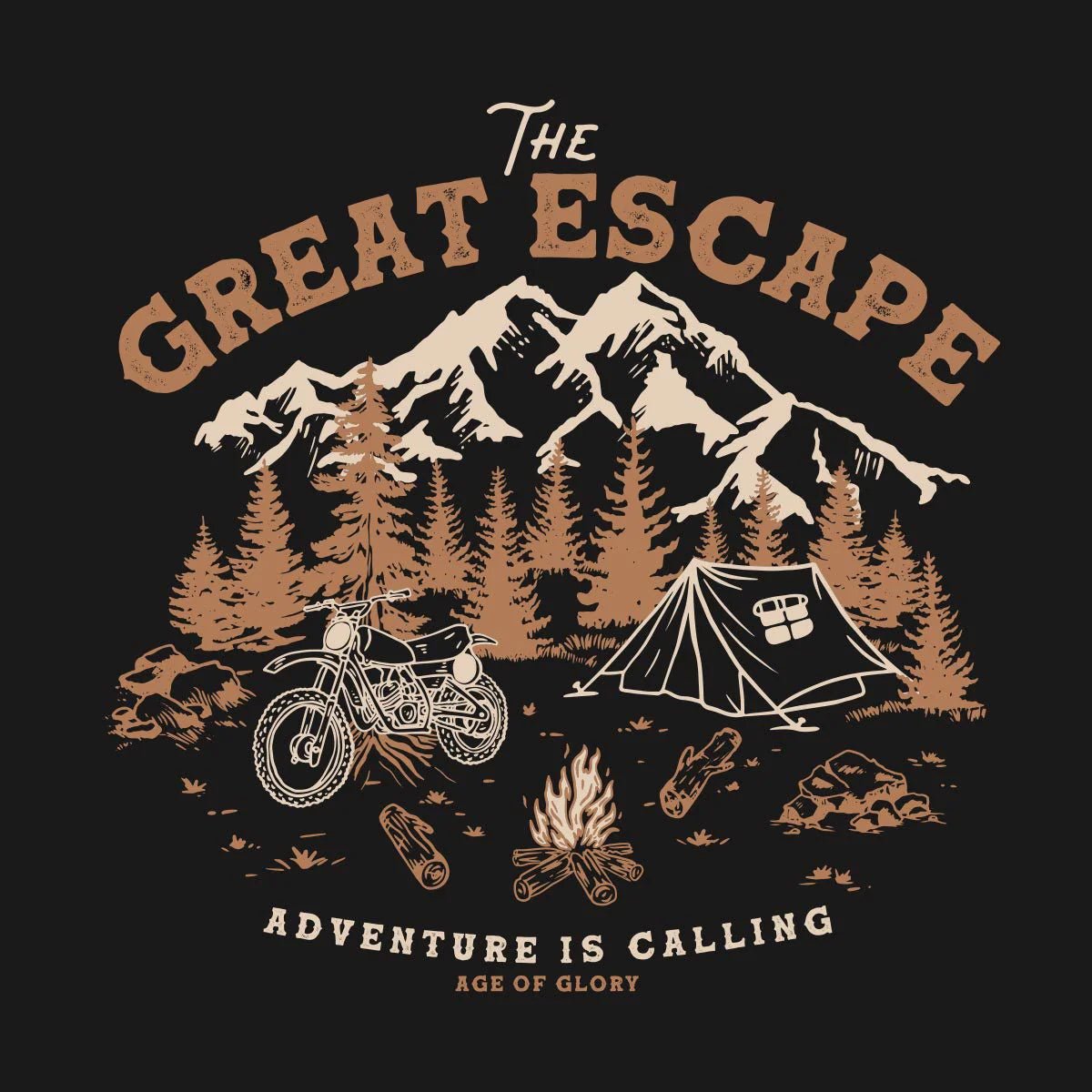 Age of Glory Great Escape Tee - Swagger & Jacks Ltd