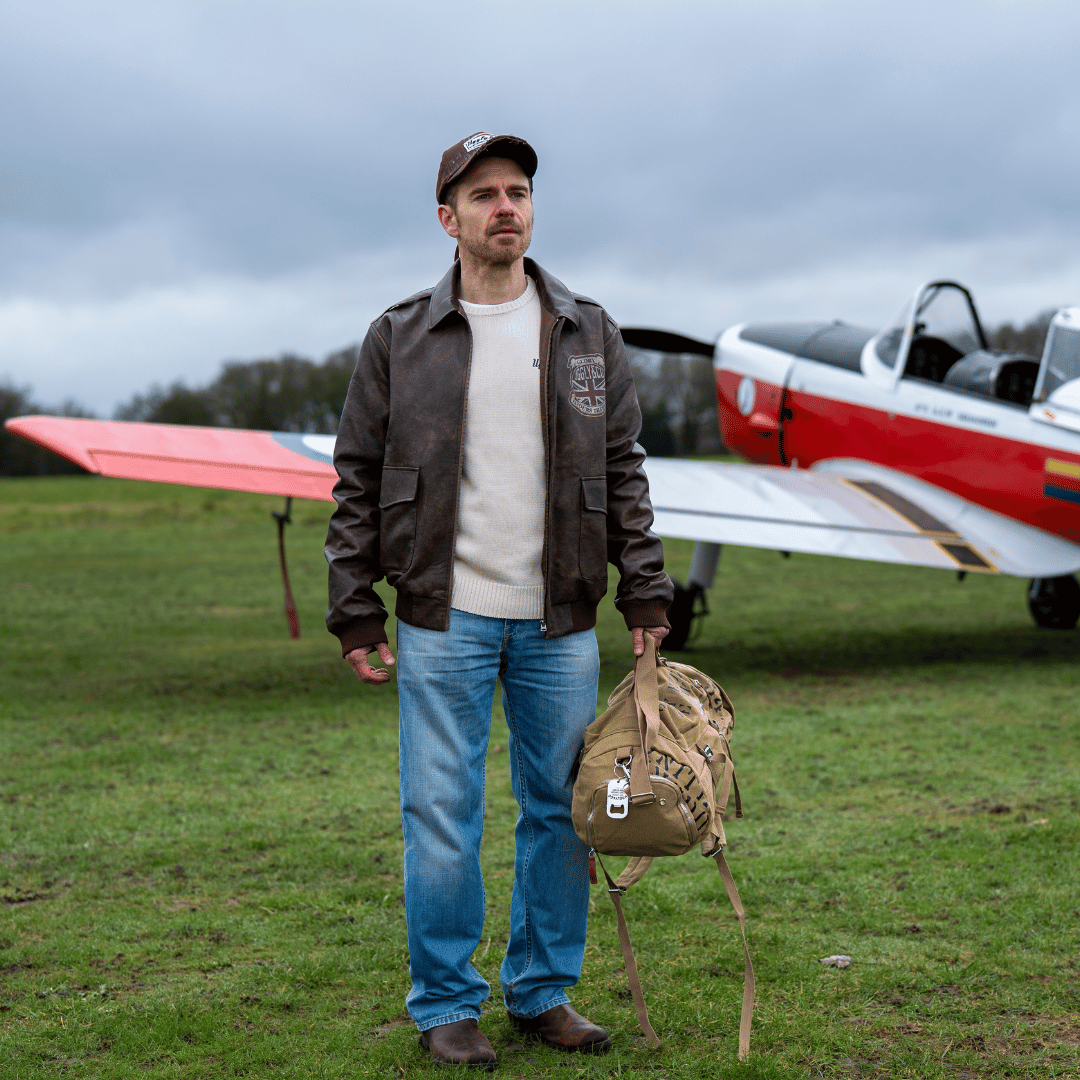 Beige 'Aviation' Duffle Bag - Swagger & Jacks Ltd