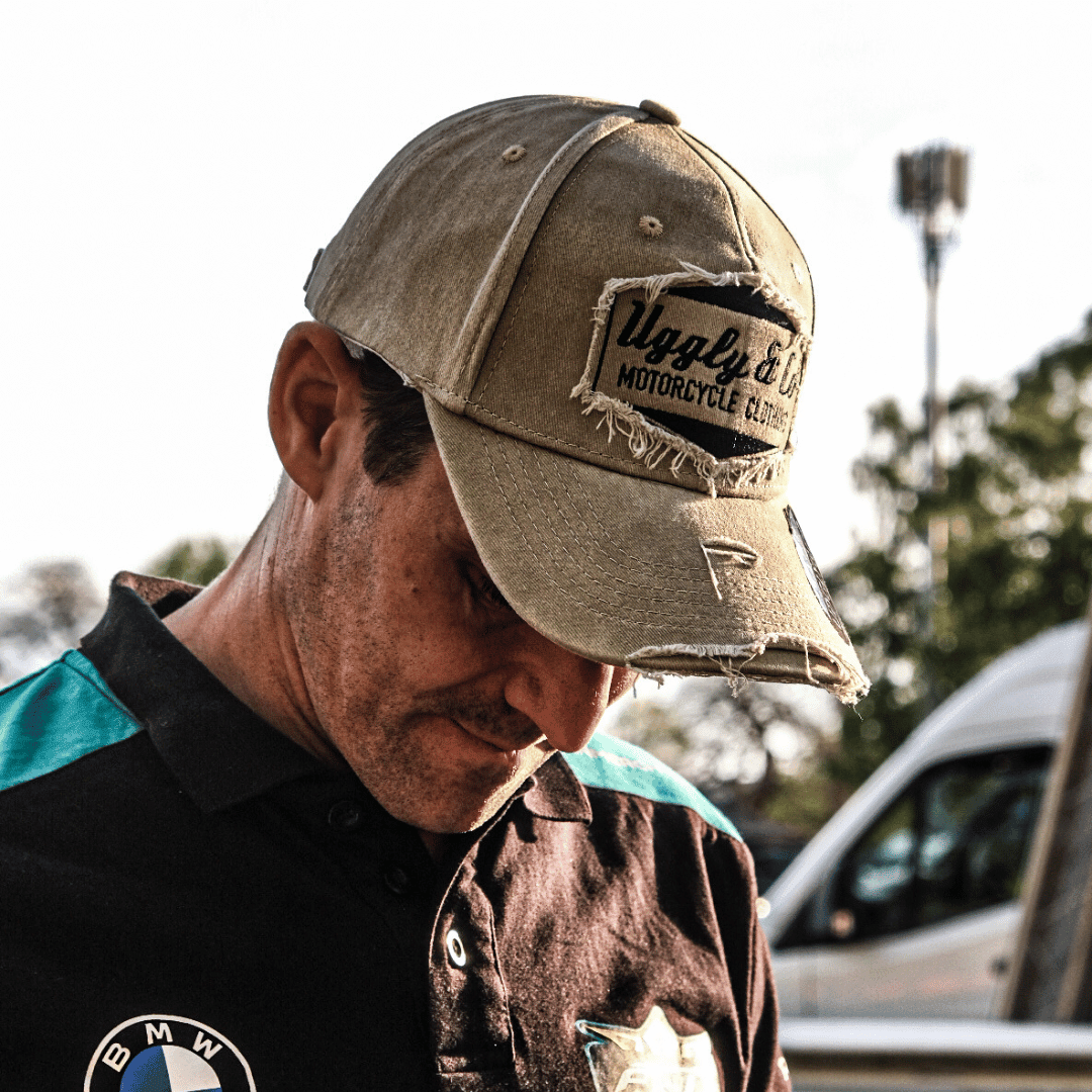 Beige Diamond Vintage Baseball Cap - Swagger & Jacks Ltd