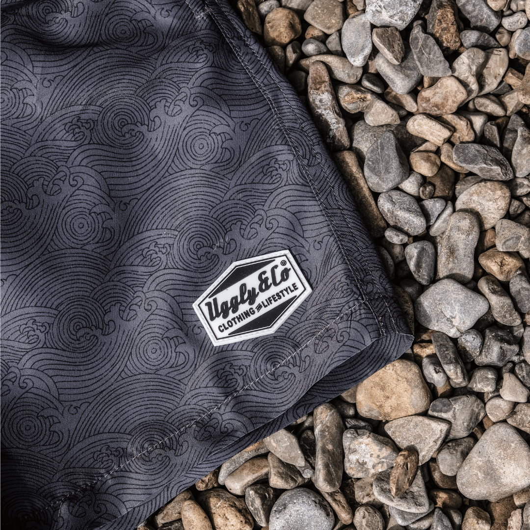 Uggly & Co Black Diamond Swim Shorts