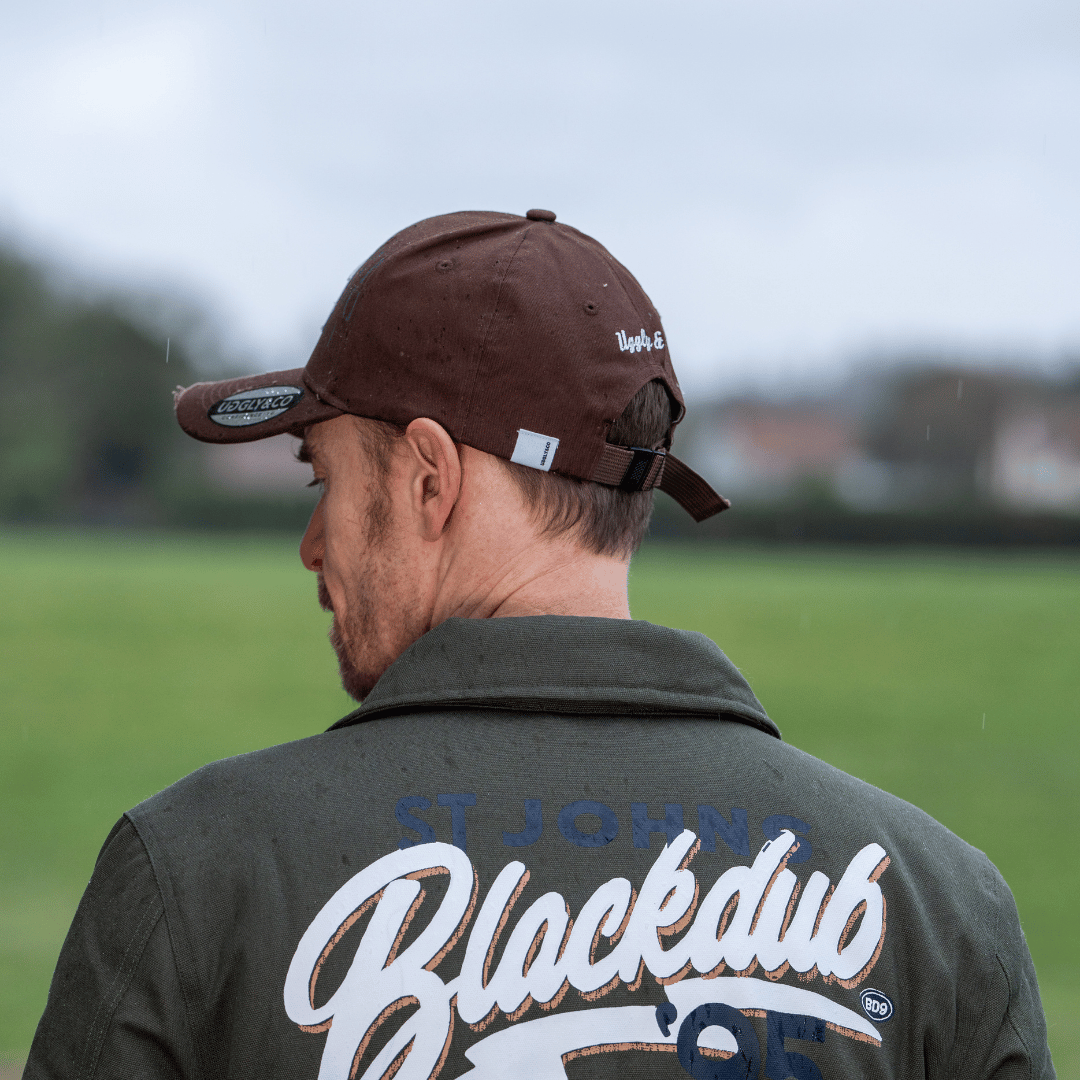 Uggly & Co Brown 'Aviation' Diamond Trucker Hat