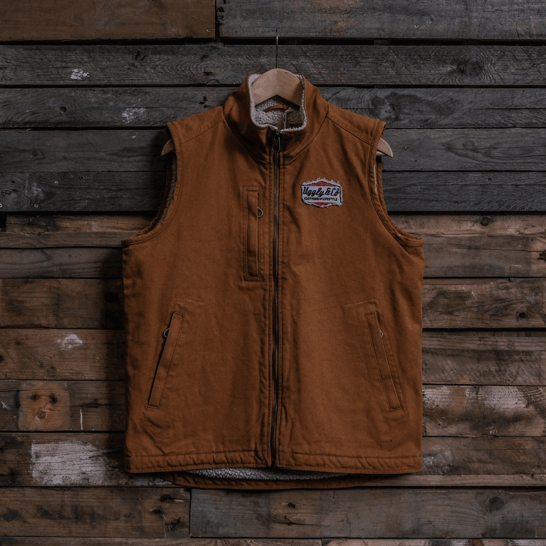 Brown Workwear Canvas Gilet - Swagger & Jacks Ltd