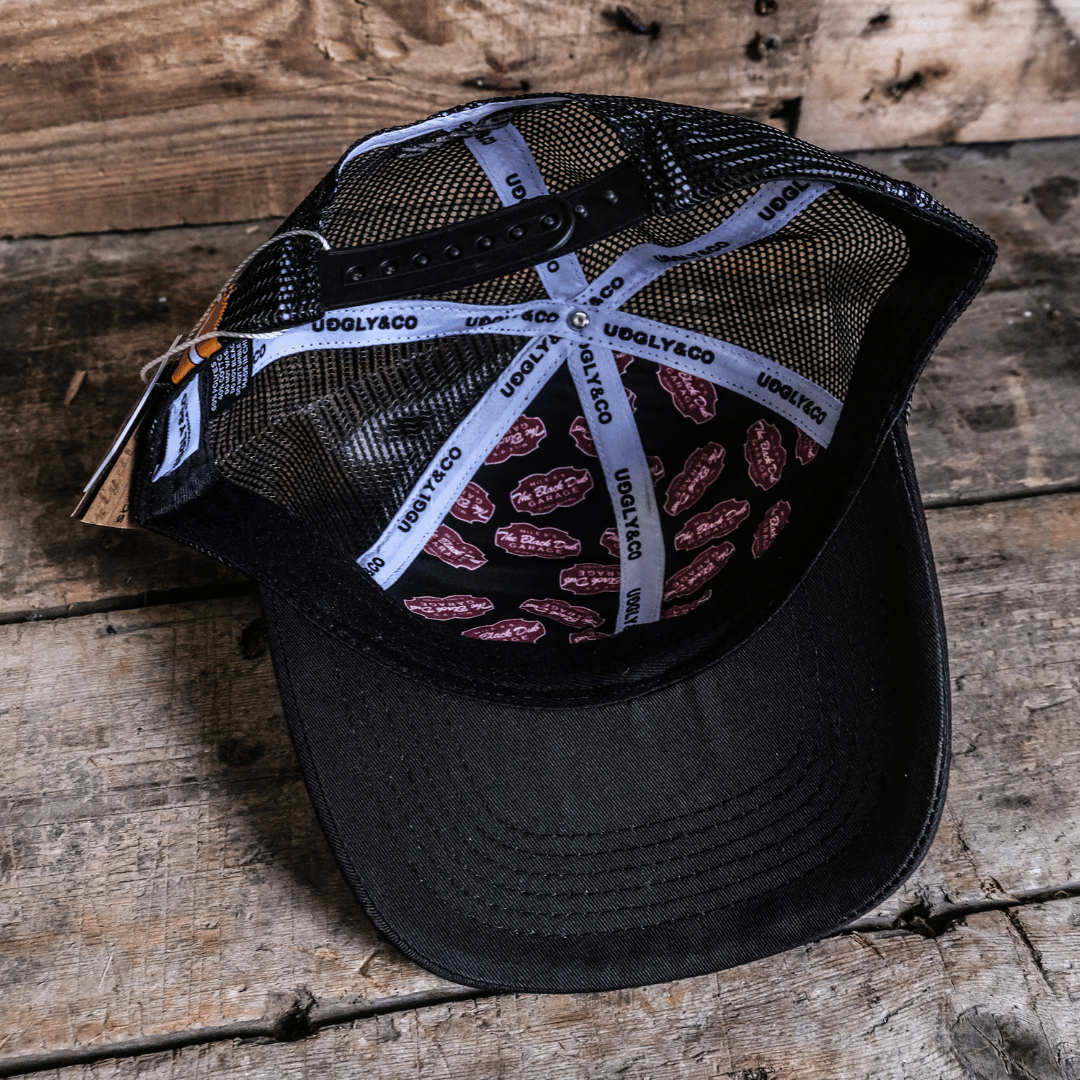 Uggly & Co Black Dub Garage Trucker Hat