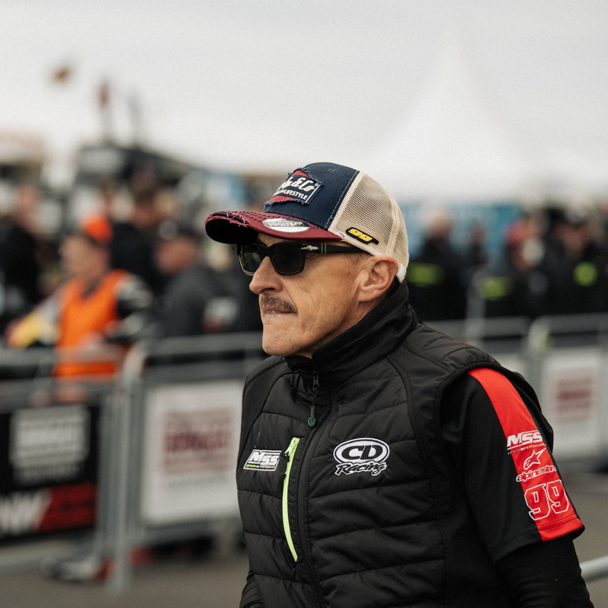 Diamond Trucker Hat x Jeremy McWilliams #99 - Swagger & Jacks Ltd