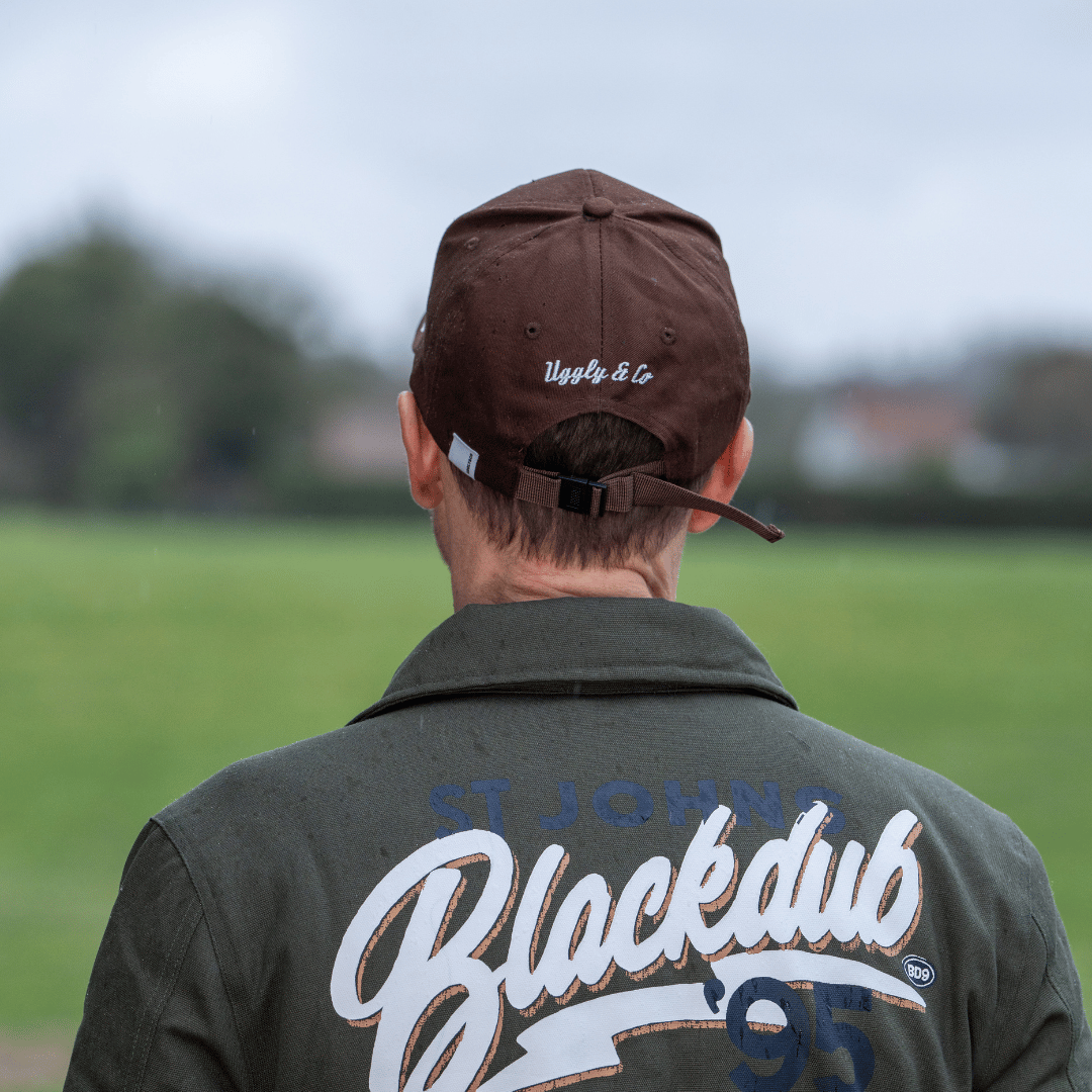 Uggly & Co Brown 'Aviation' Diamond Trucker Hat