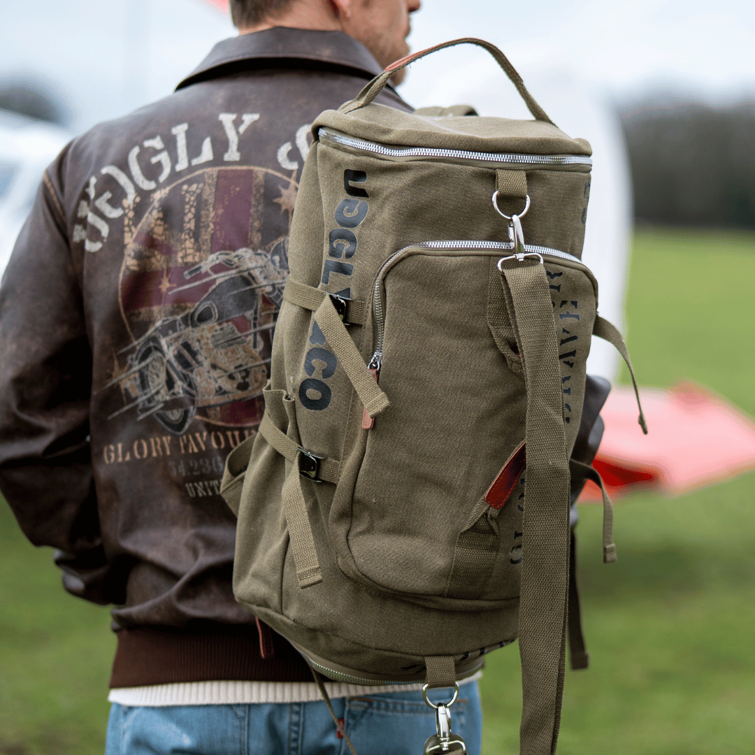 Green 'Aviation' Duffle Bag - Swagger & Jacks Ltd