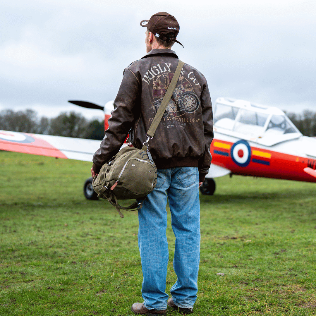 Green 'Aviation' Duffle Bag - Swagger & Jacks Ltd