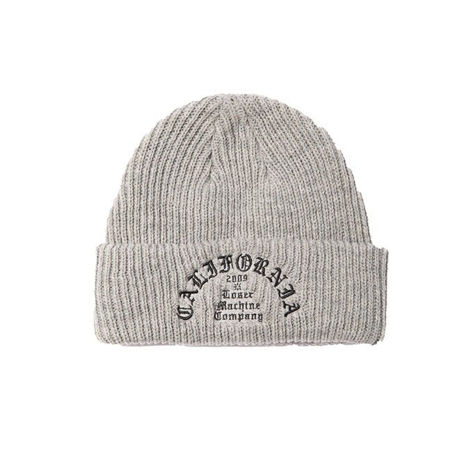 Loser Machine Fanatic Beanie Heather Grey - Swagger & Jacks Ltd