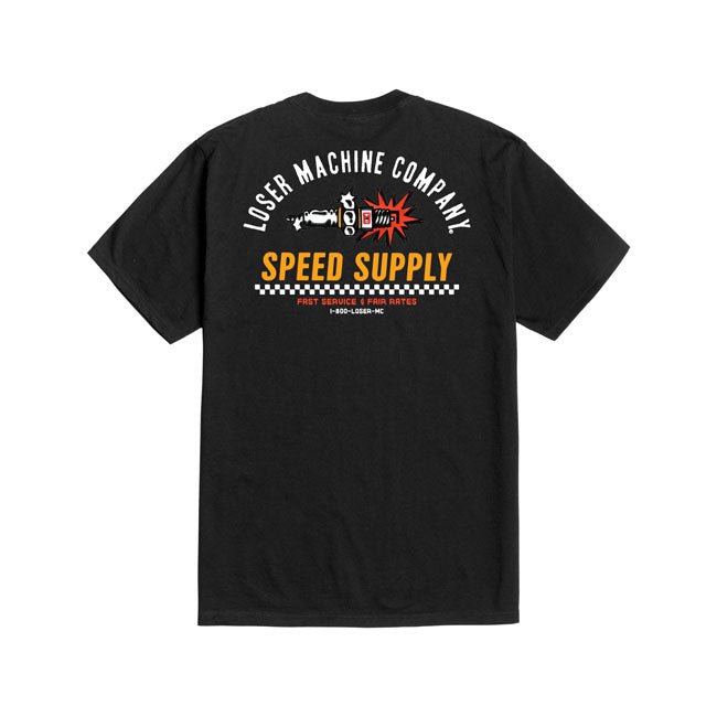 Loser Machine Spark Plug T-Shirt Black - Swagger & Jacks Ltd